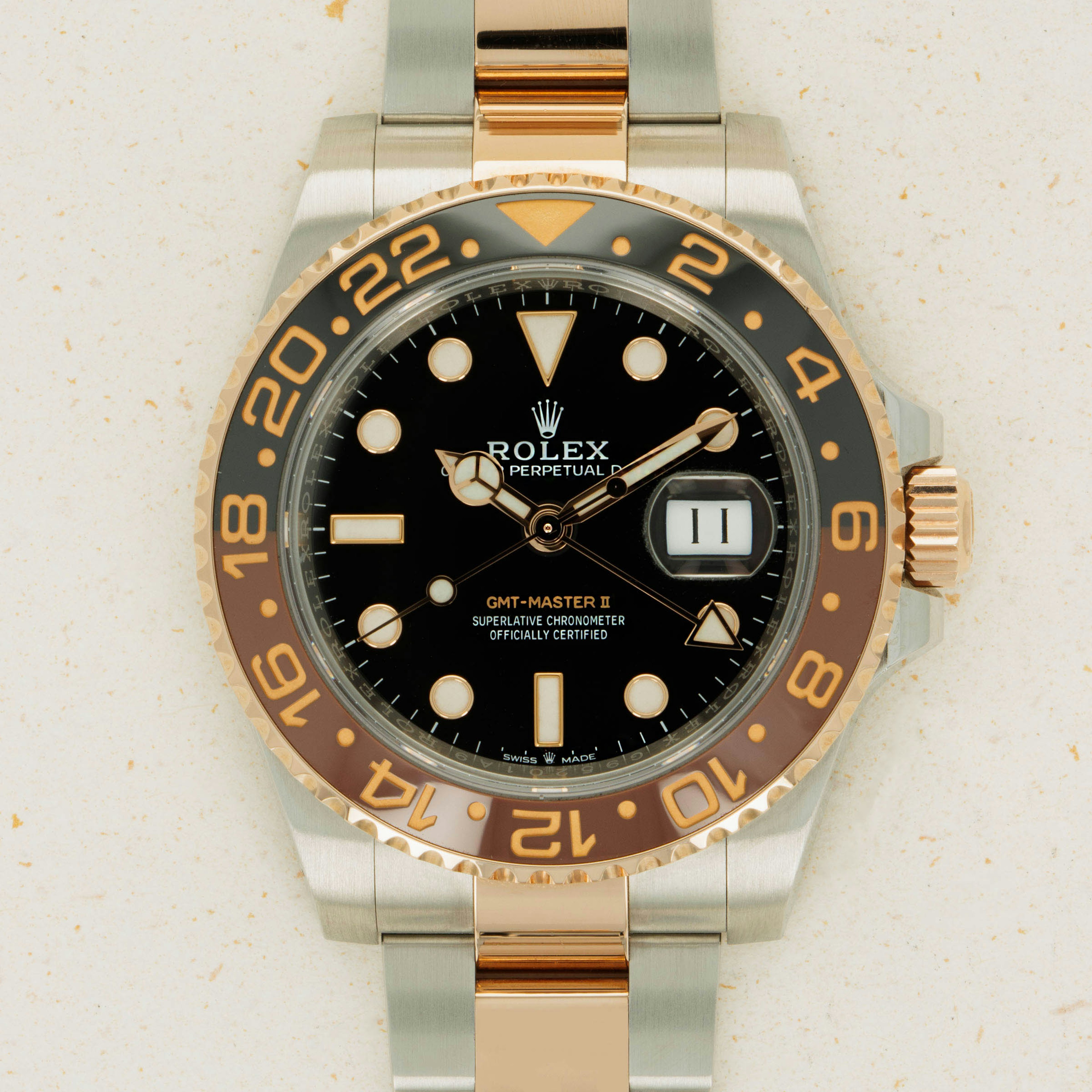 Thumbnail for Rolex GMT Master II 126711CHNR Two-Tone Steel and Everose Gold 