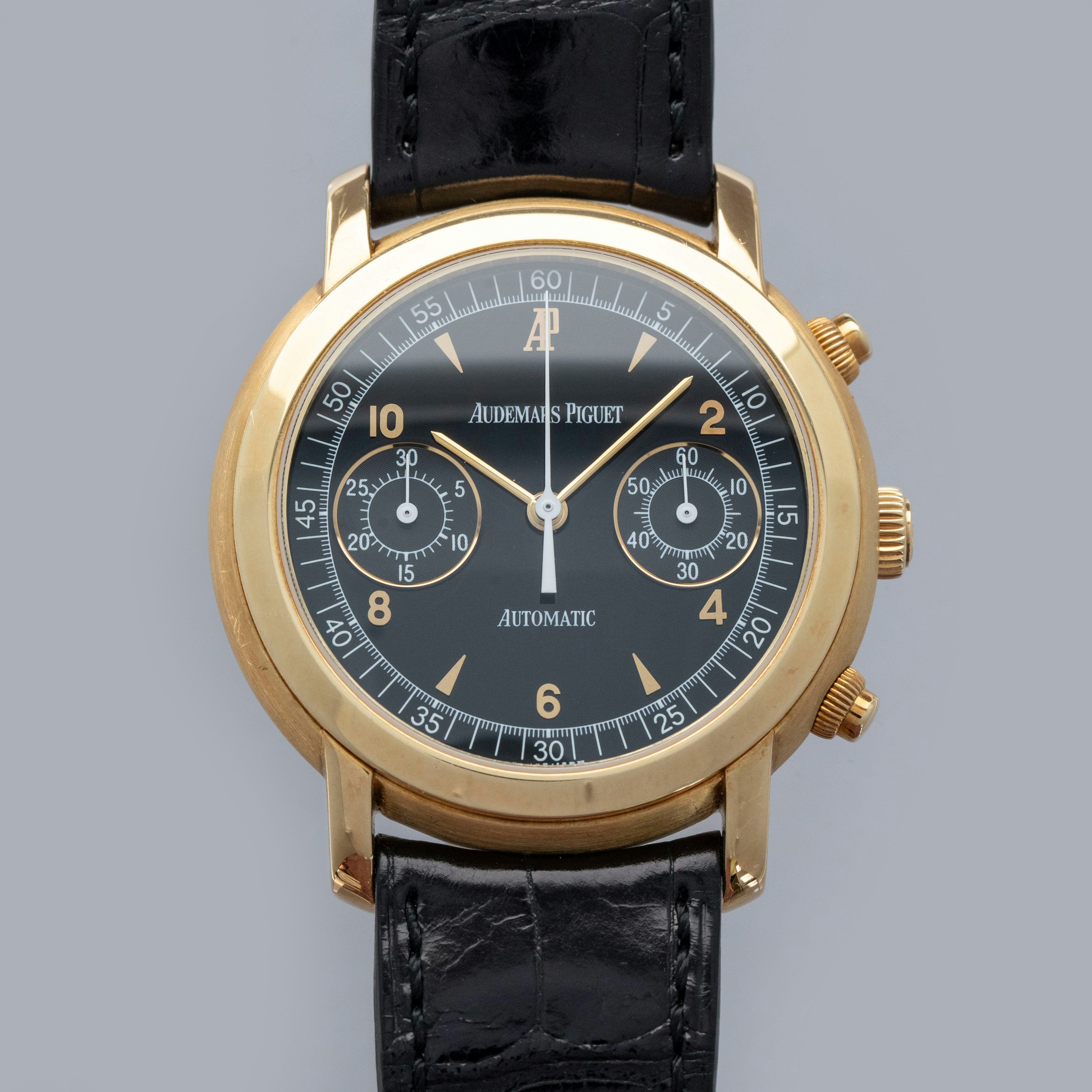 Audemars Piguet Jules Audemars Chronograph 25859BA Black Dial 18k