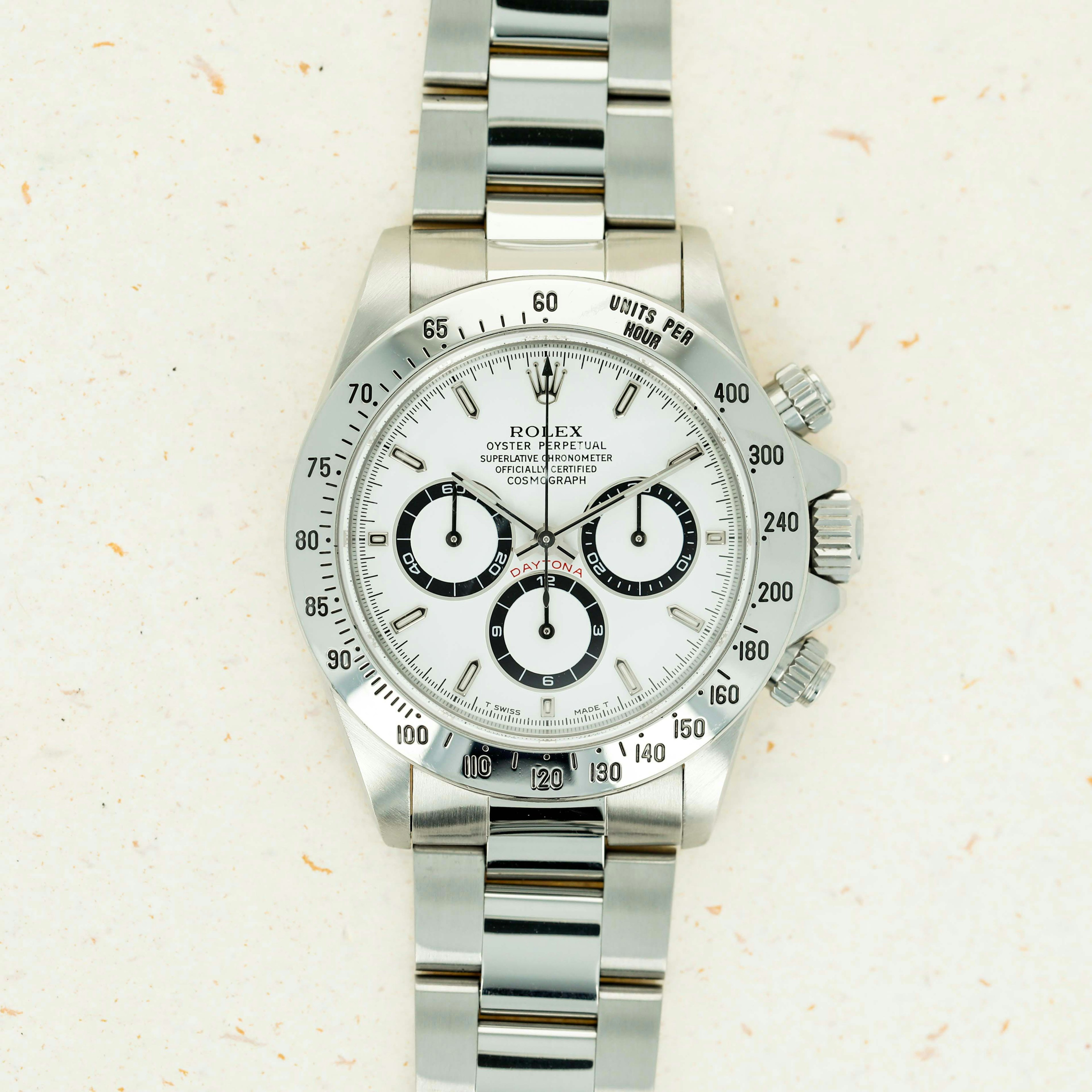 Rolex daytona 2024 16520 white dial