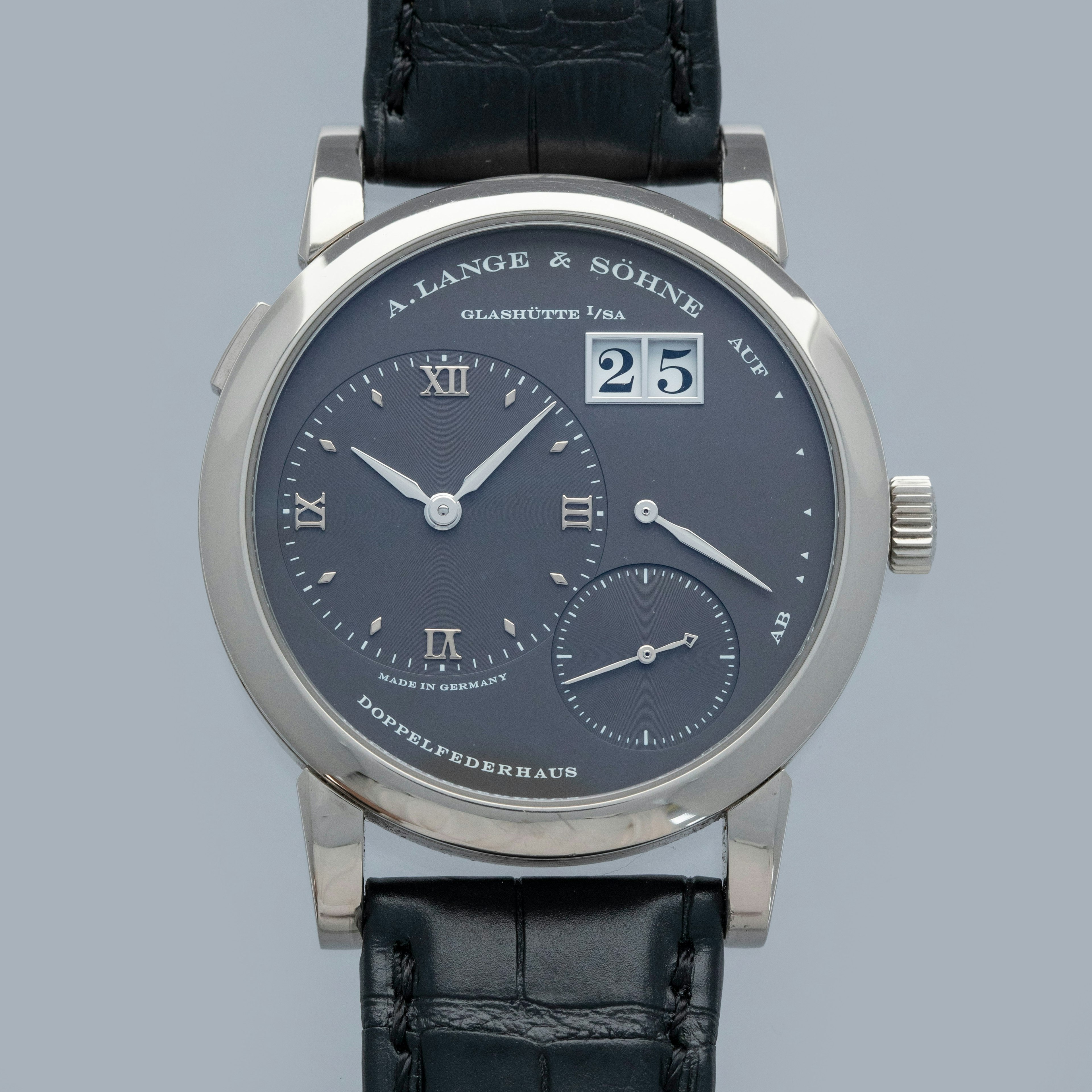 Thumbnail for A. Lange & Sohne Lange 1 101.030 Slate Dial 18k WG