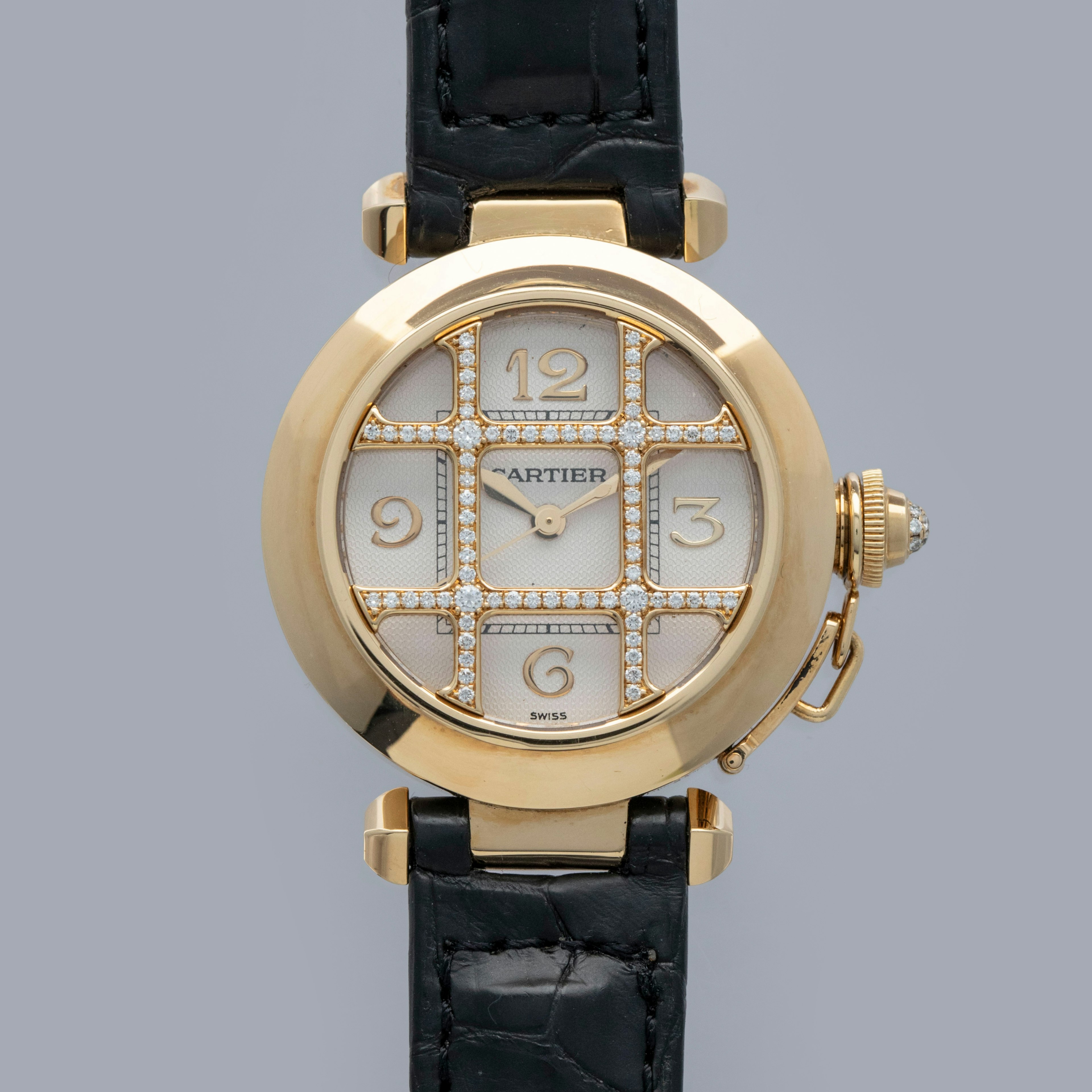 Thumbnail for Cartier Pasha Automatic 2397 Diamond Cover 18k YG