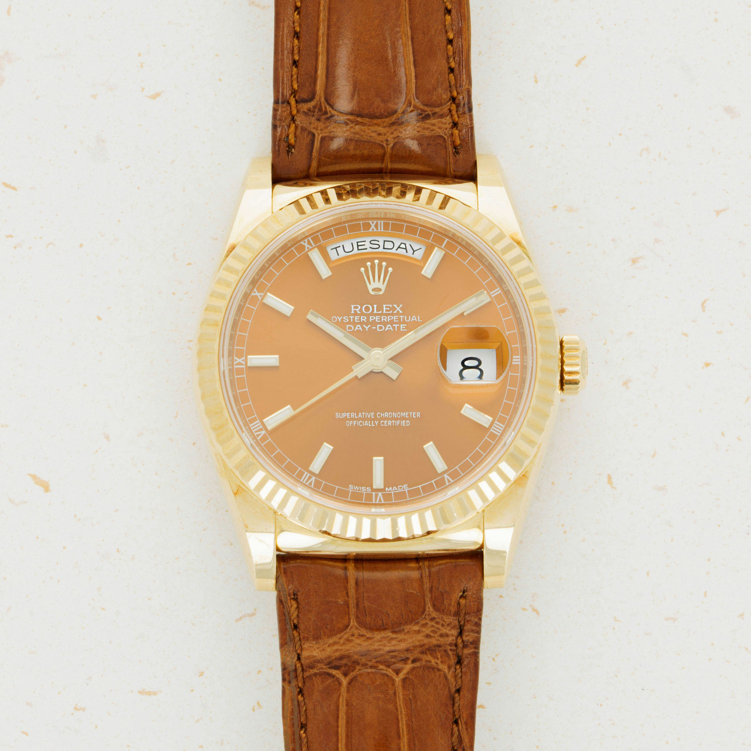Thumbnail for Rolex Day-Date 118138 Copper Dial