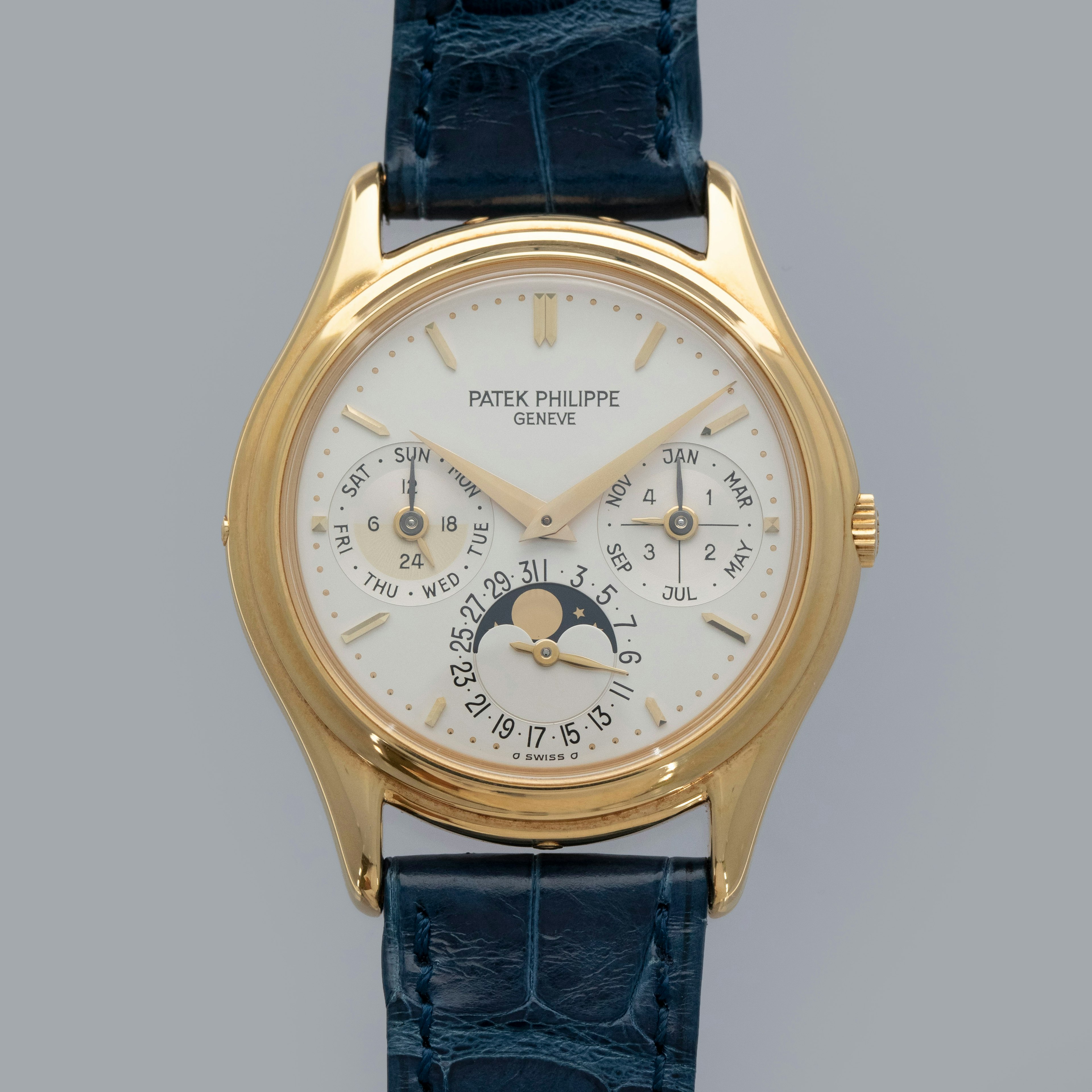 Thumbnail for Patek Philippe Perpetual Calendar 3940J Second Series 18K YG Box and Papers