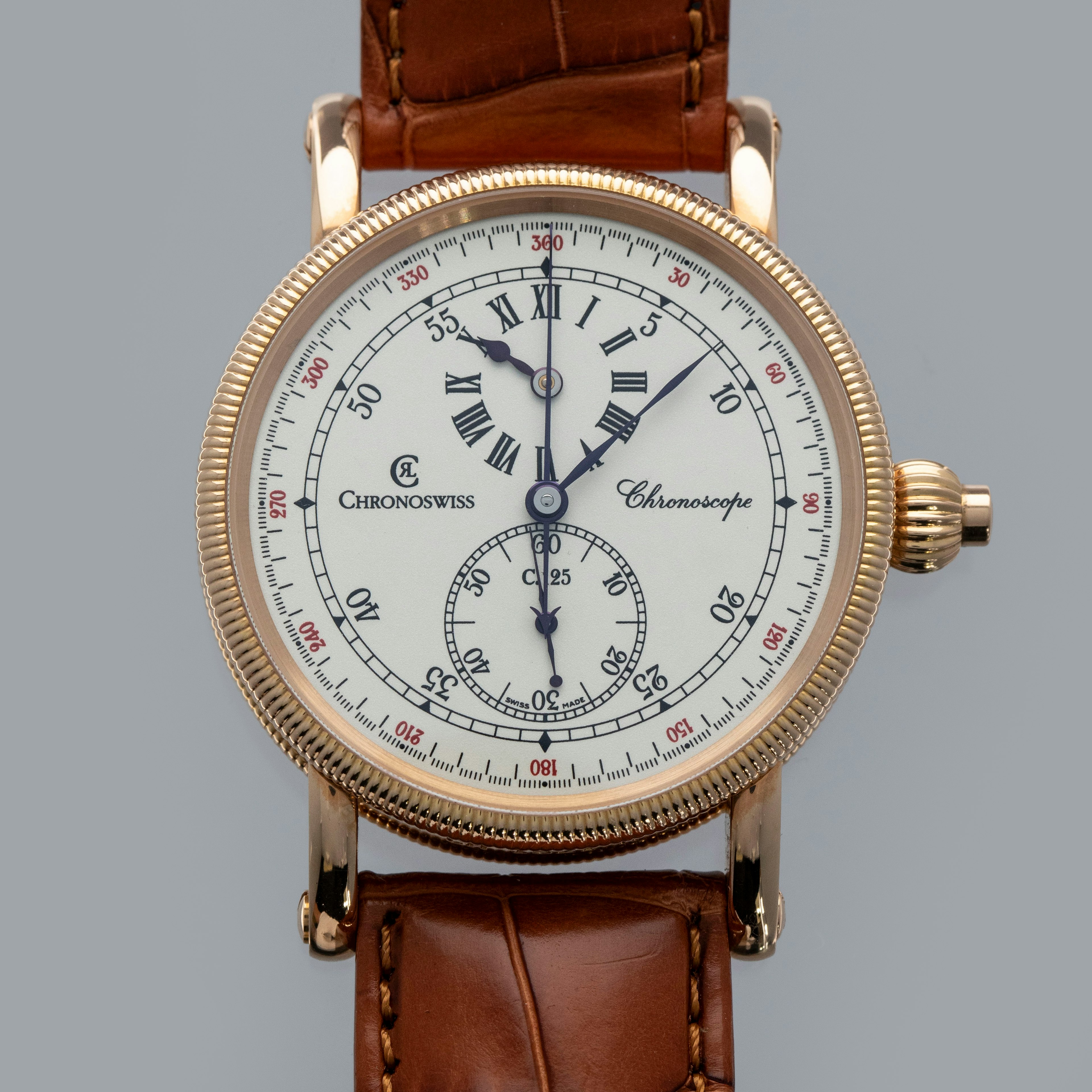 Thumbnail for Chronoswiss Chronoscope CH 1521-R-LTD Monopusher Chronograph 18K RG
