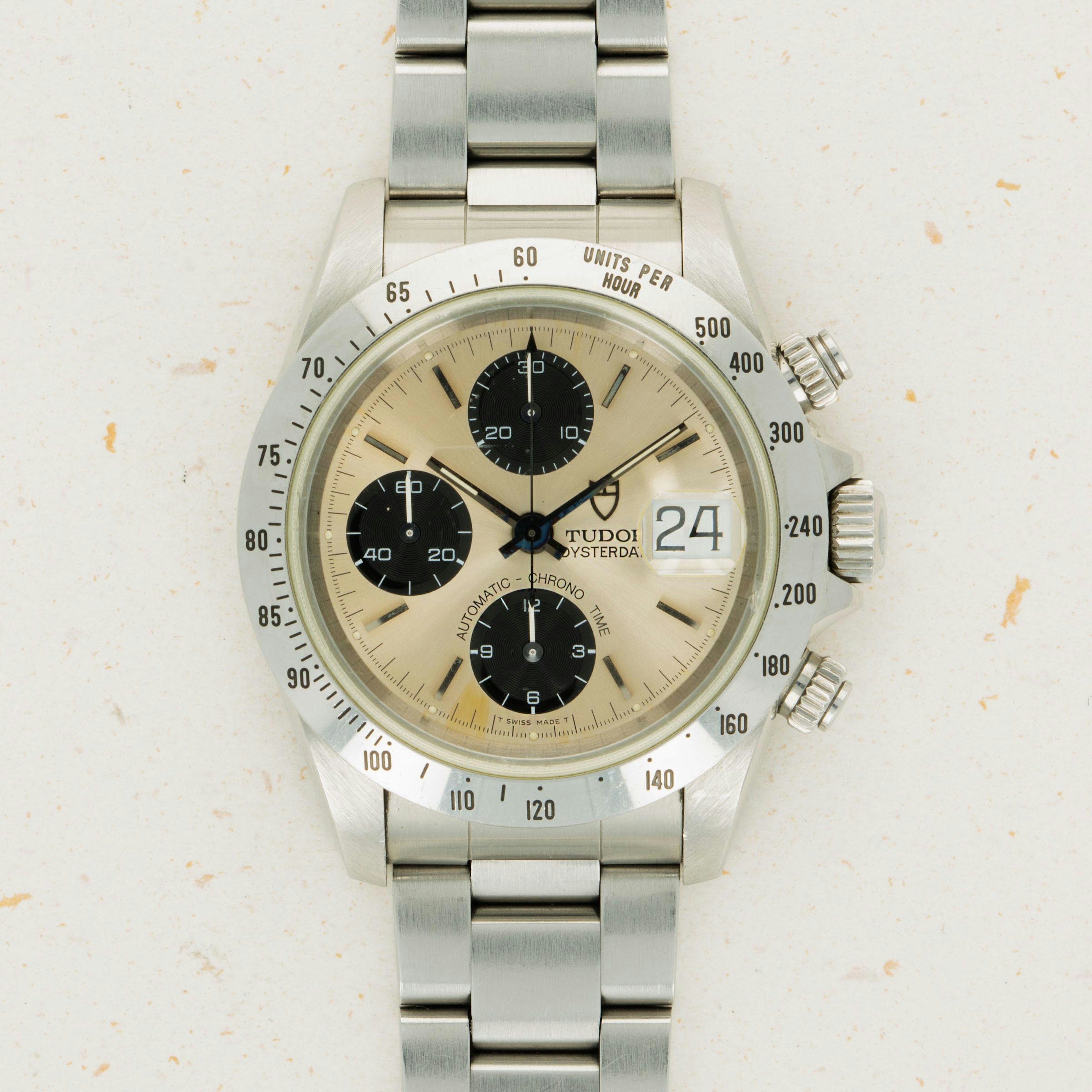 Thumbnail for Tudor Prince Date Chrono-Time Chronograph 79280 with Guarantee