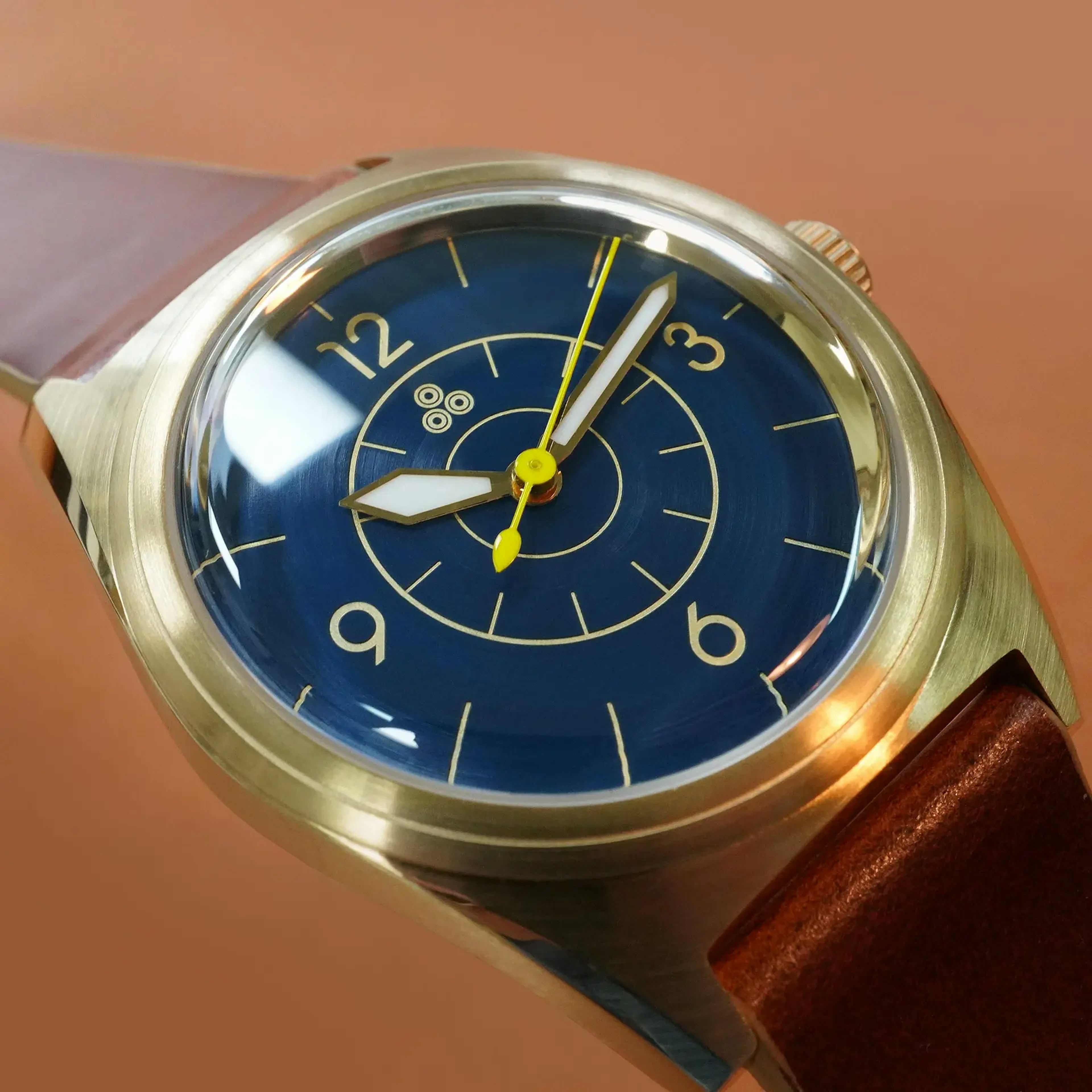 Thumbnail for Bespoke Watch Projects Intaglio 38 Tonneau (Solidarity Edition) #WatchfamforUkraine