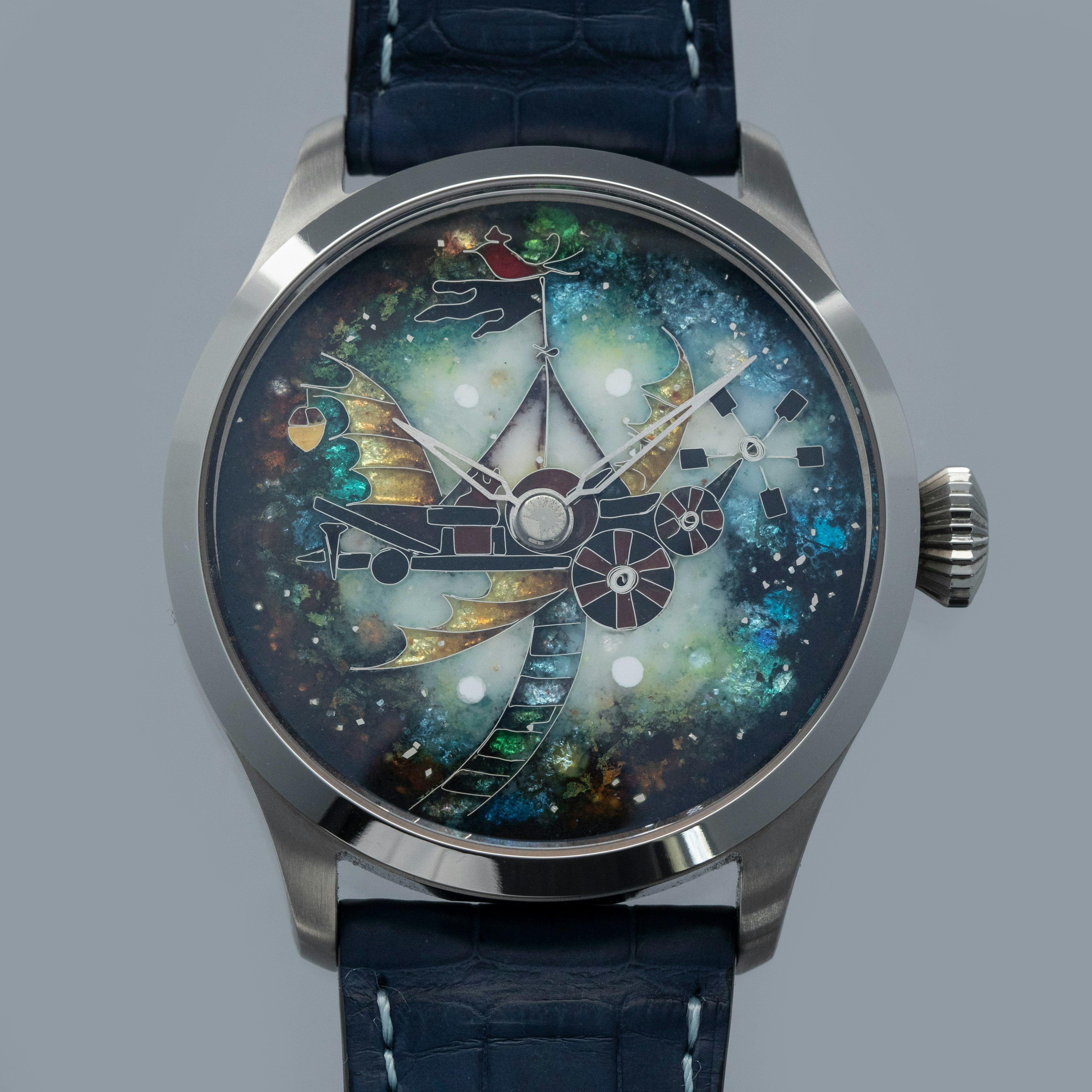 Thumbnail for Deguiret Drole d’Oiseau DGT-010 Cloisonne Dial 