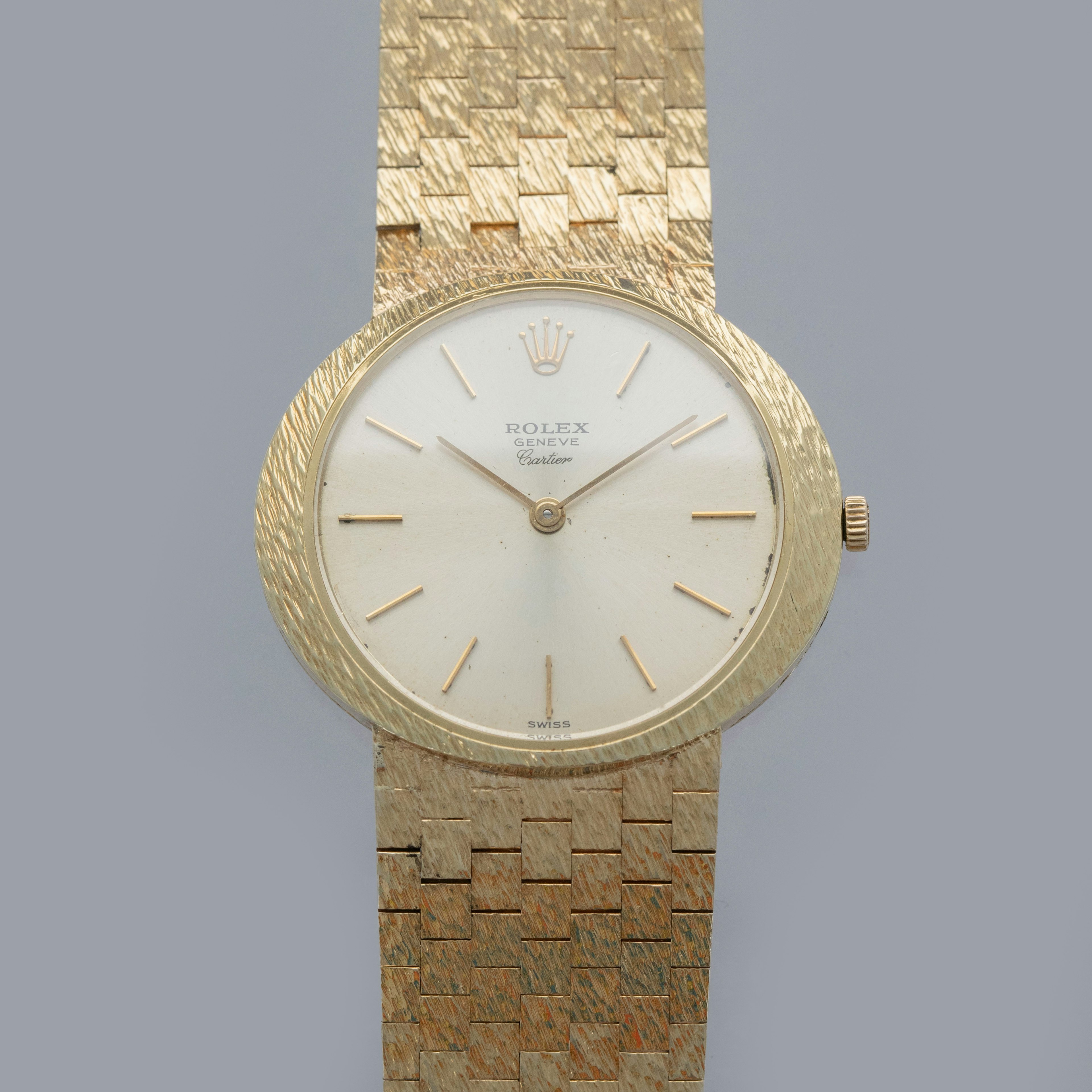 Thumbnail for Rolex Geneve 606 Pre-Cellini 14k YG Retailed by Cartier