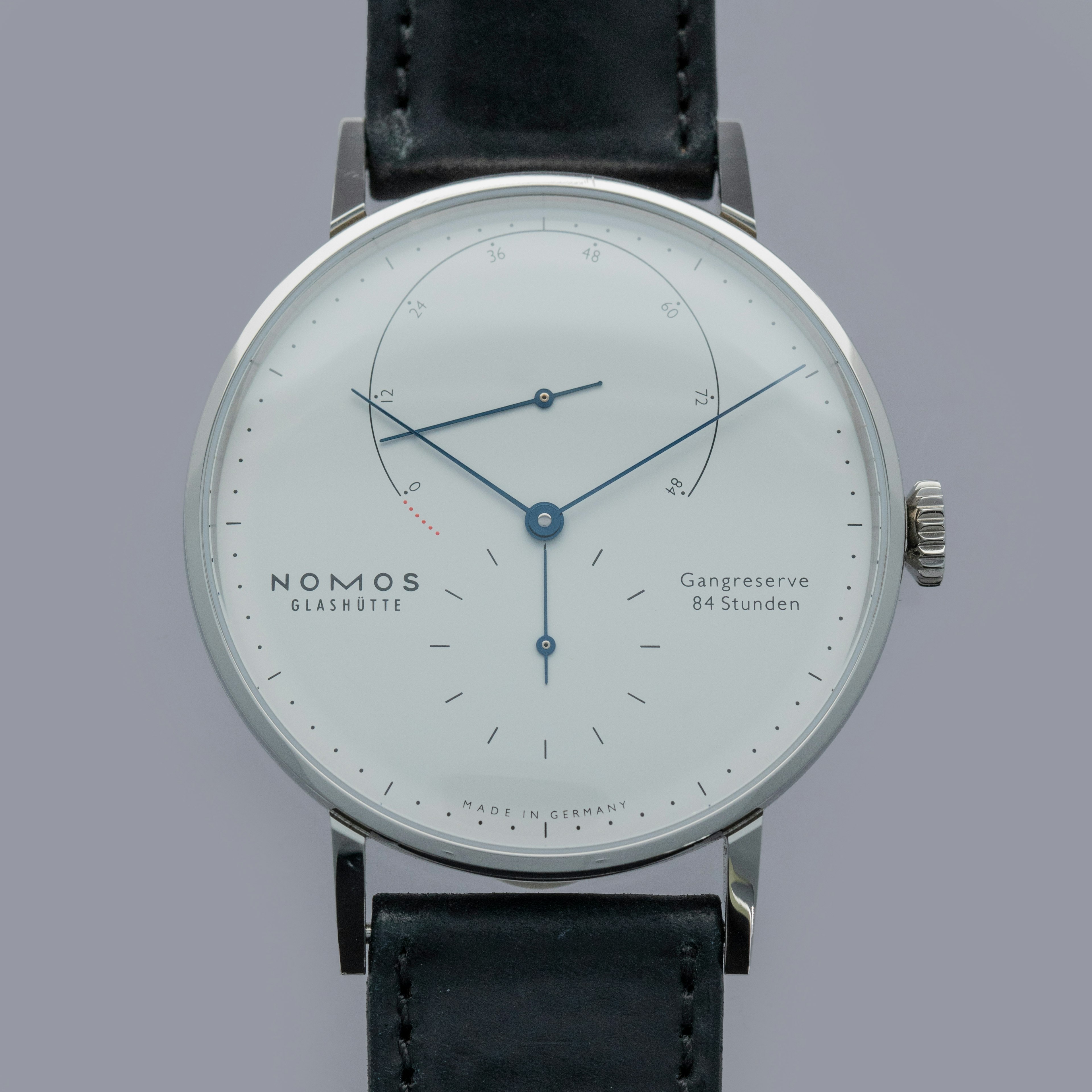 Thumbnail for Nomos Lambda 175th Anniversary LE White Enamel Dial Stainless Steel