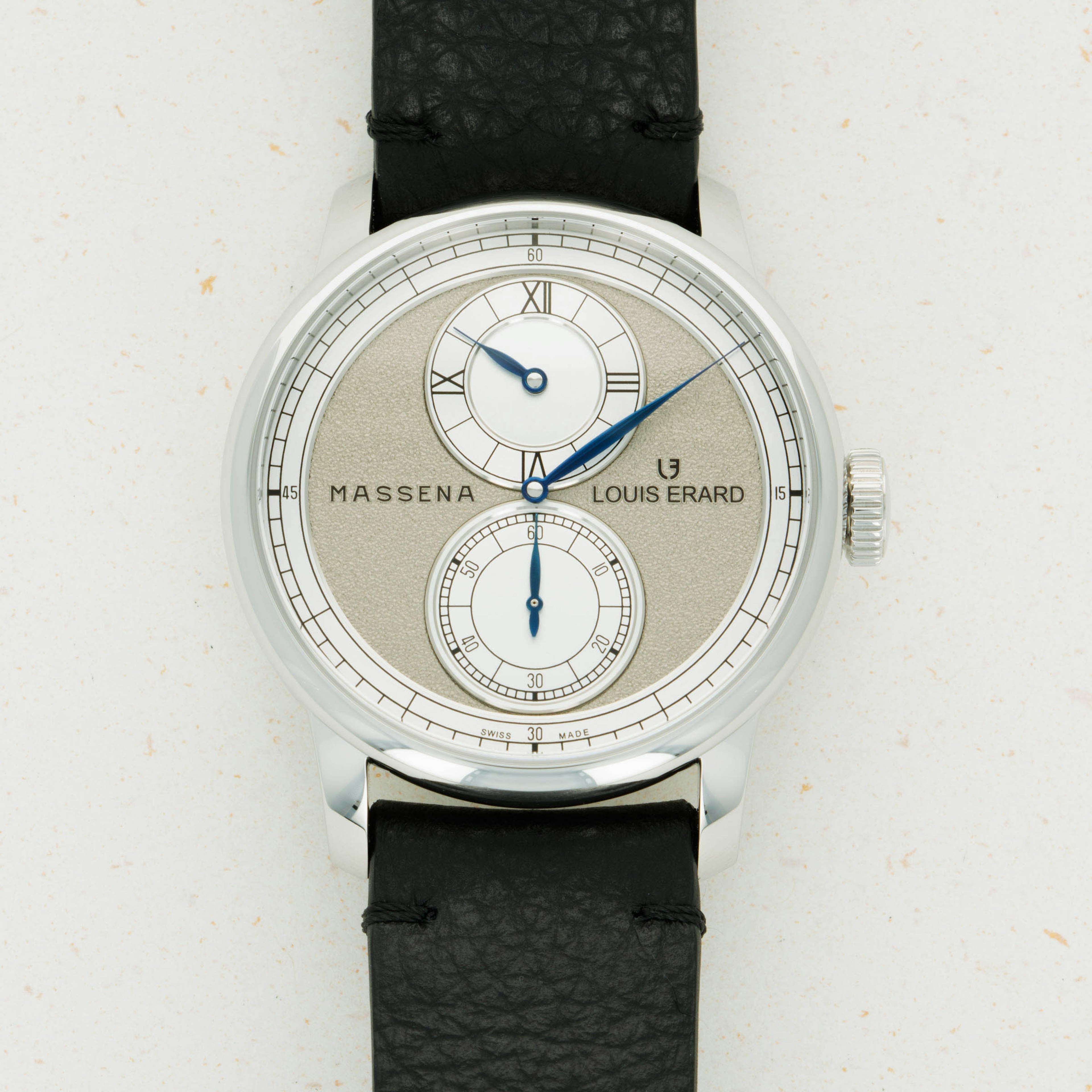 Thumbnail for Louis Erard x Massena LAB Le Regulateur Silver Dial