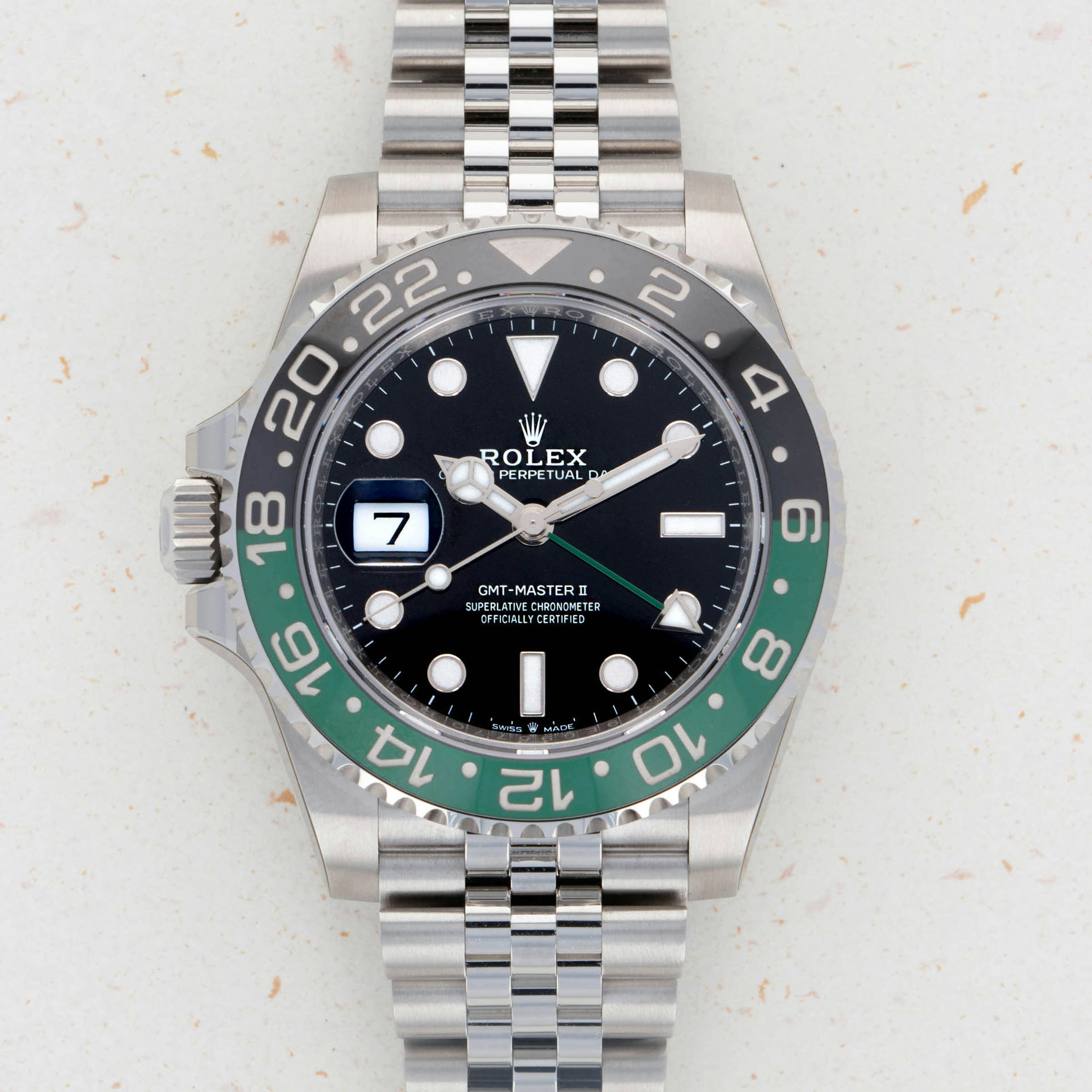 Thumbnail for Rolex GMT Master Left Handed Sprite 126720VNTR 