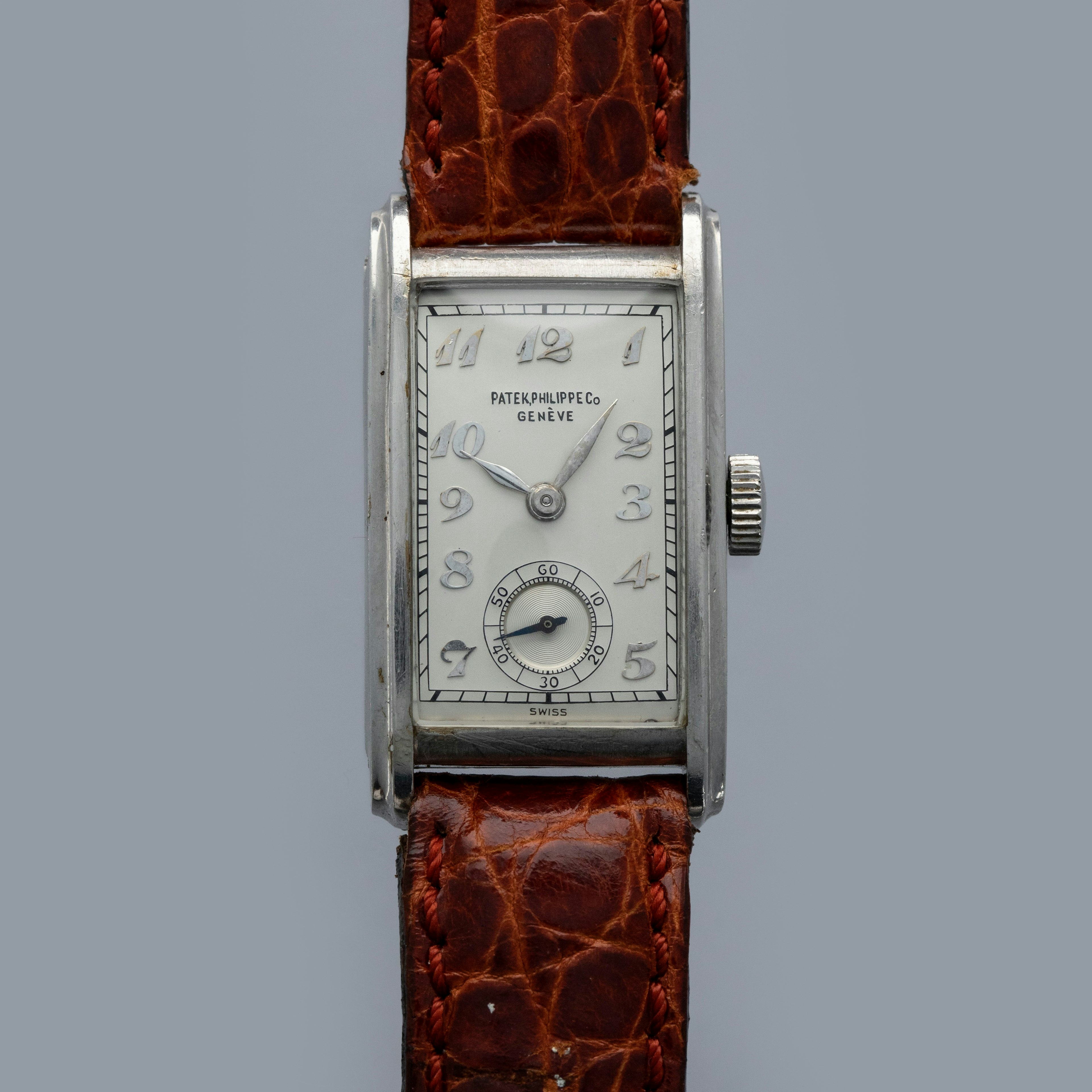 Thumbnail for Patek Philippe Rectangular 417 Breguet DIal Platinum
