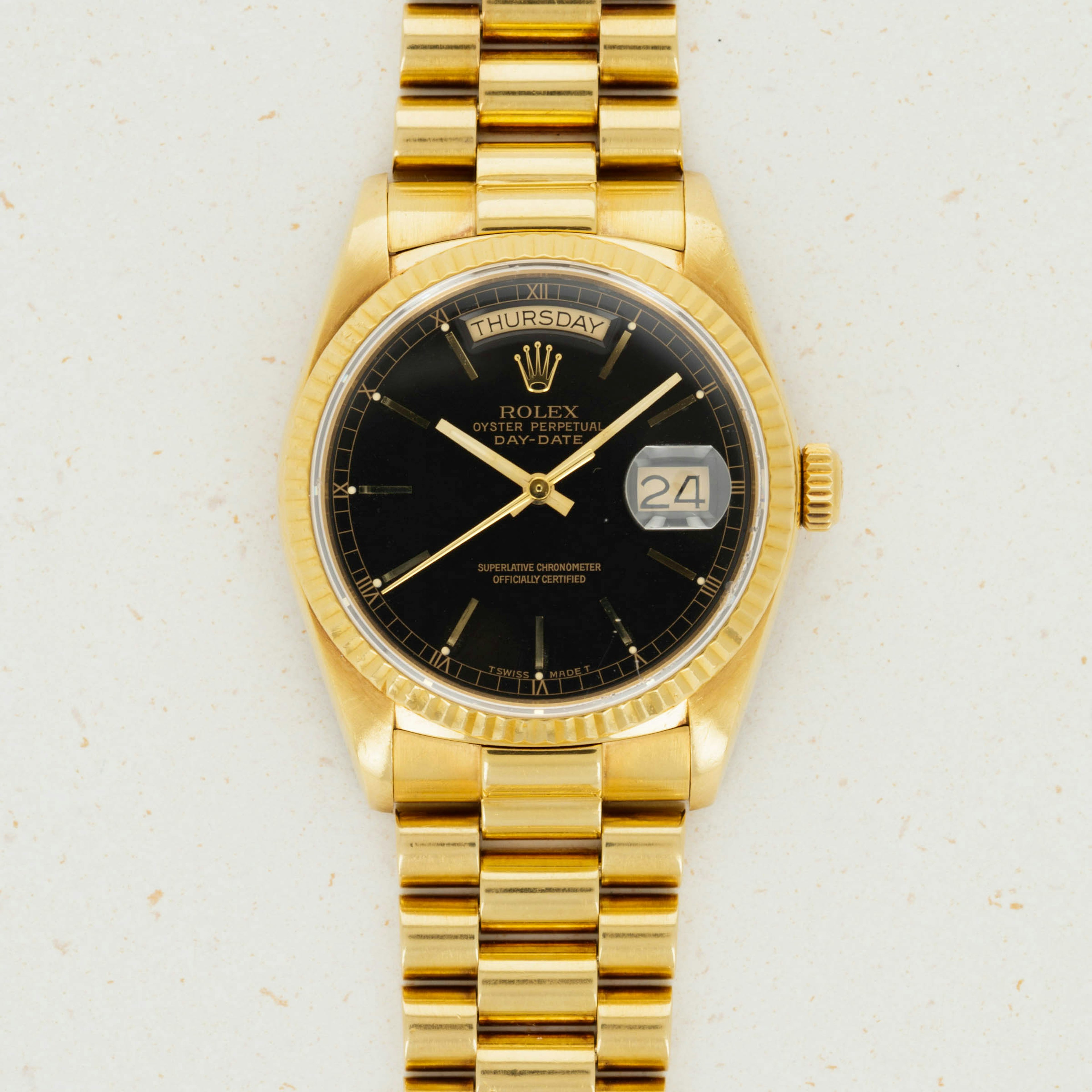 Thumbnail for Rolex Day-Date 18038 with Guarantee