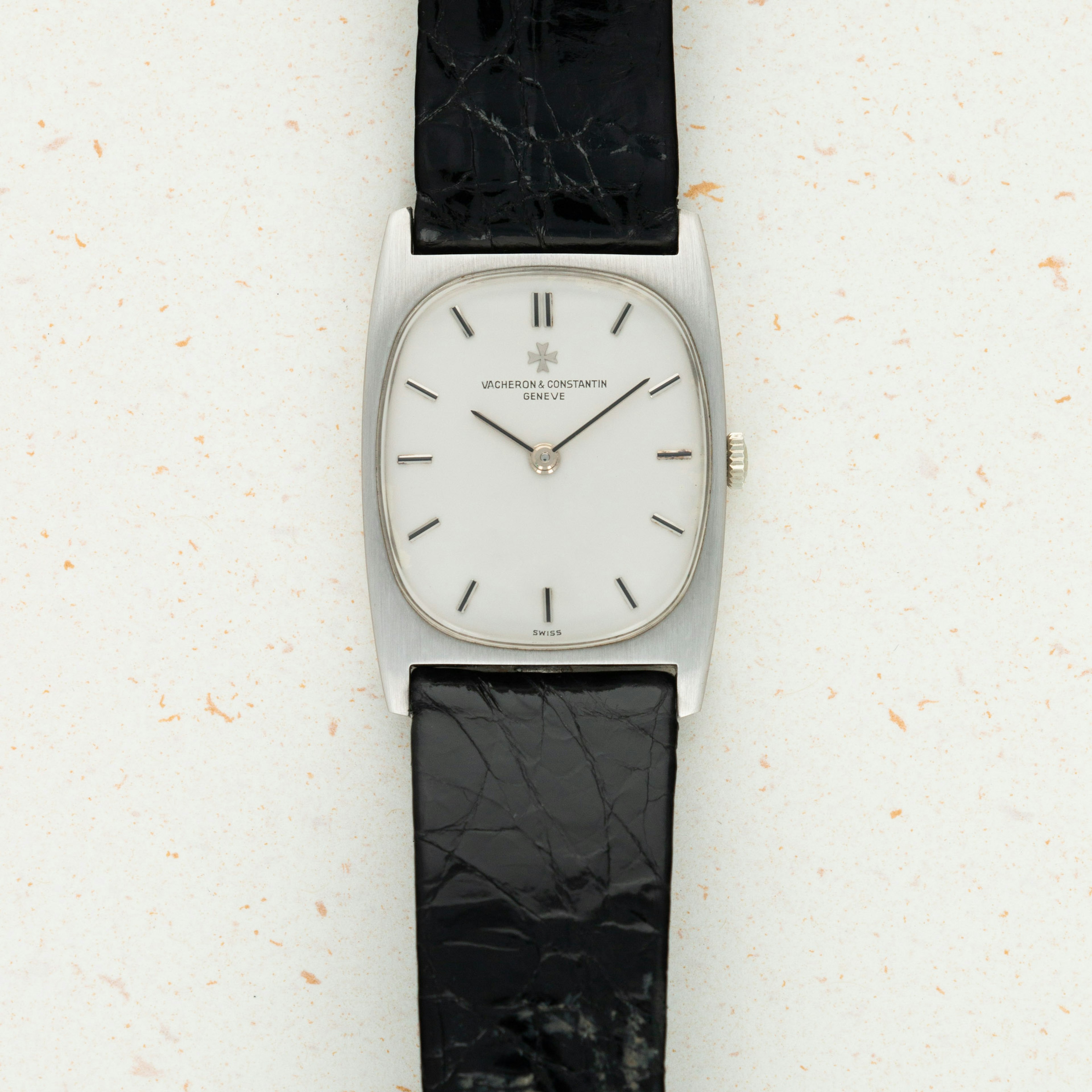 Thumbnail for Vacheron Constantin 18k White Gold Tonneau Mechanical Wind 7813