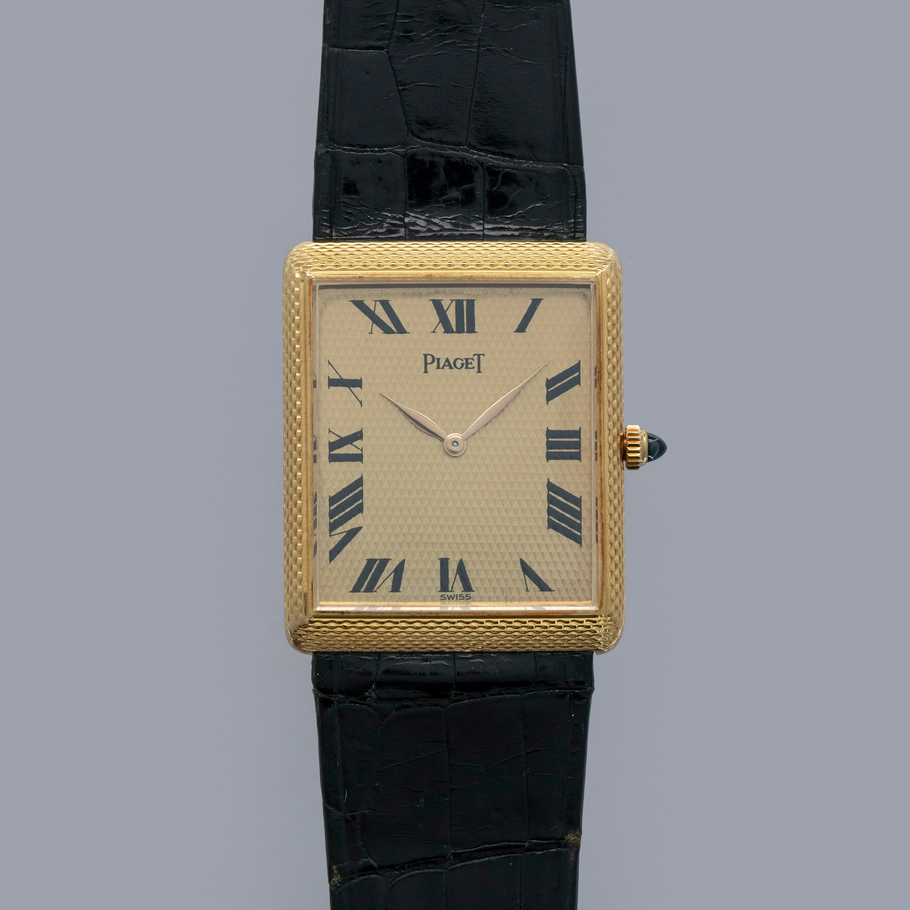Thumbnail for Piaget Protocole 9152 Champagne Roman Dial 18k YG
