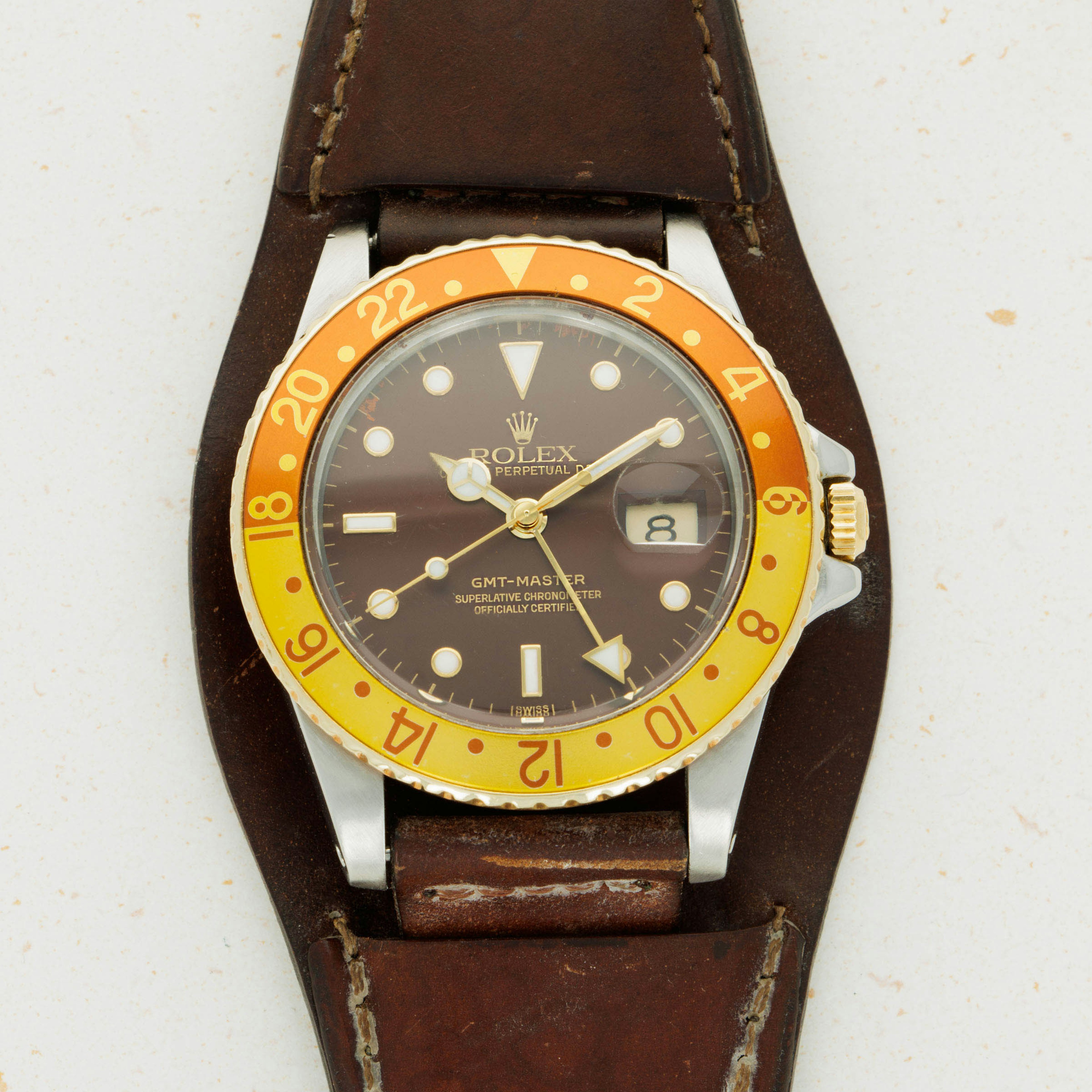 Thumbnail for Rolex GMT-Master Rootbeer Two Tone 16753