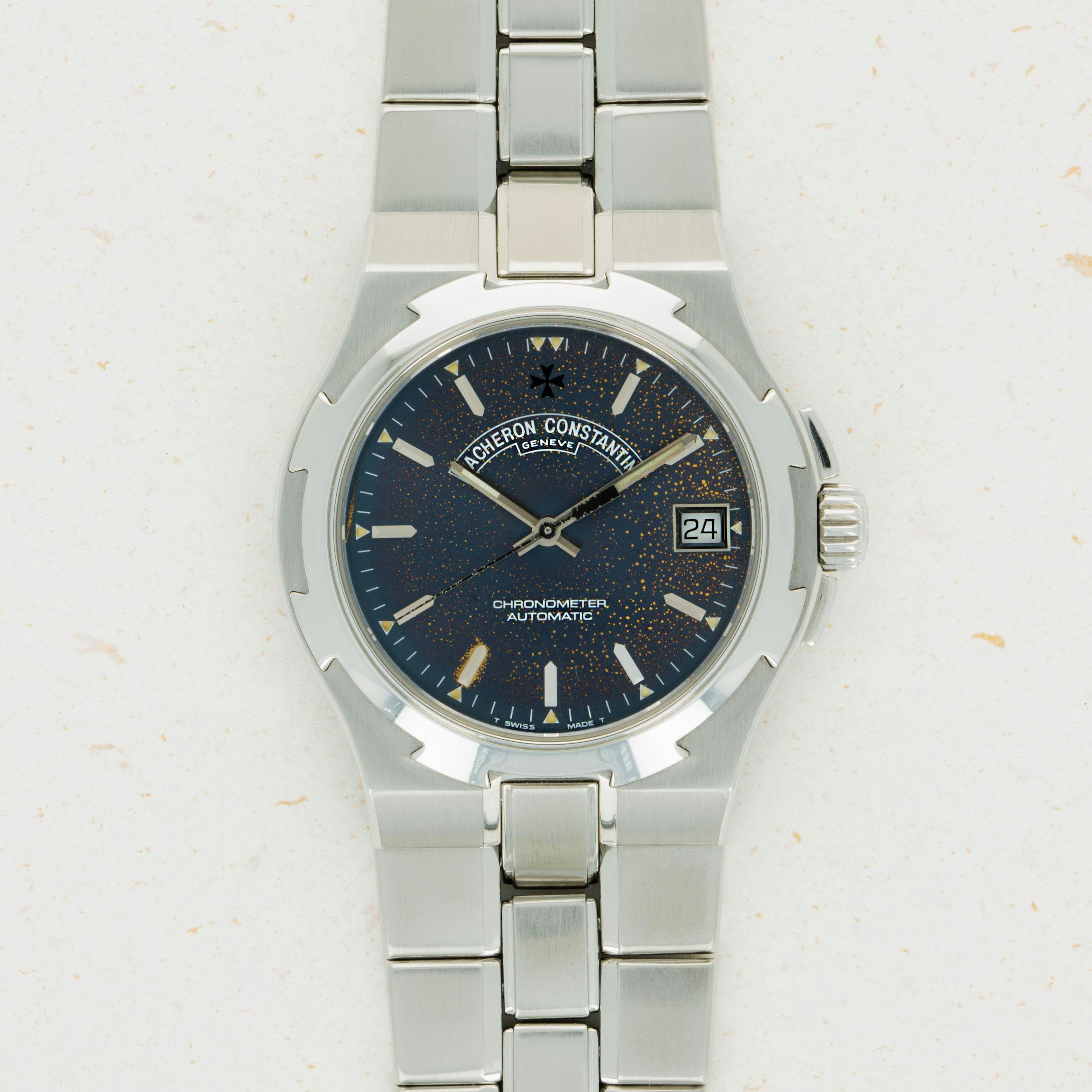 Thumbnail for Vacheron Constantin Overseas 42042 Blue Stick Dial