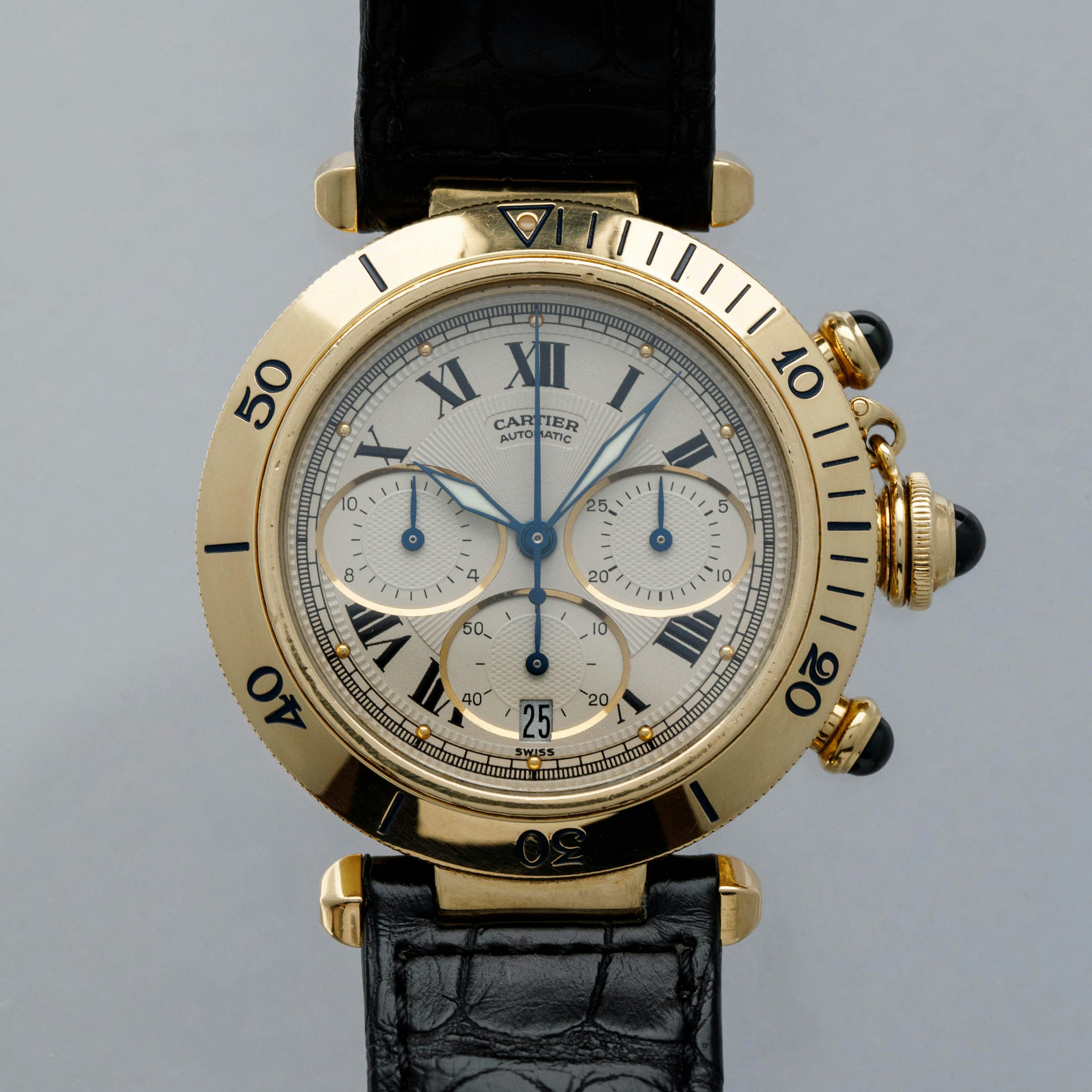 Thumbnail for Cartier Pasha Chronograph 2111 18K YG