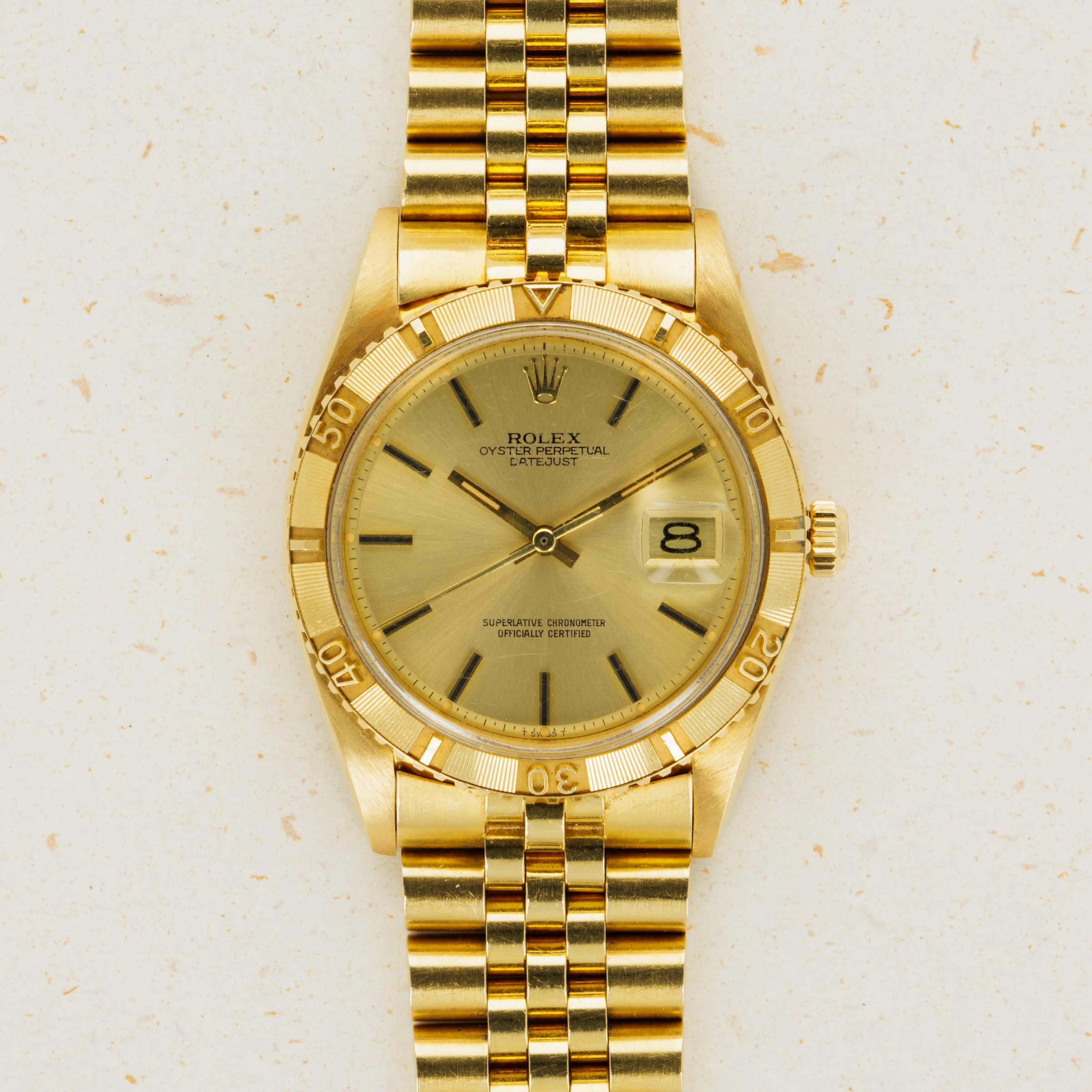 Thumbnail for Rolex Datejust 1625 Thunderbird 18k YG