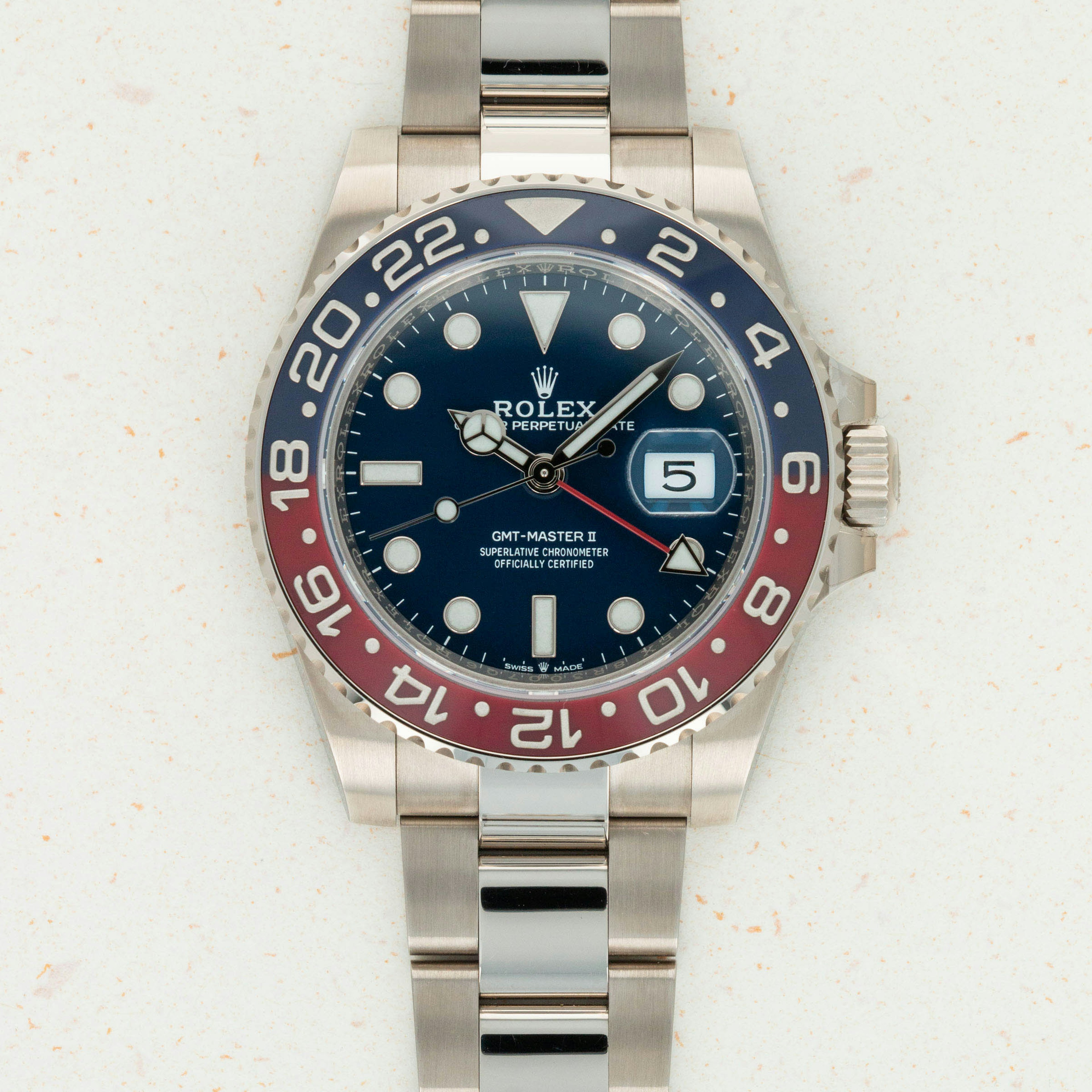Thumbnail for Rolex White Gold GMT-Master II 126719BLRO