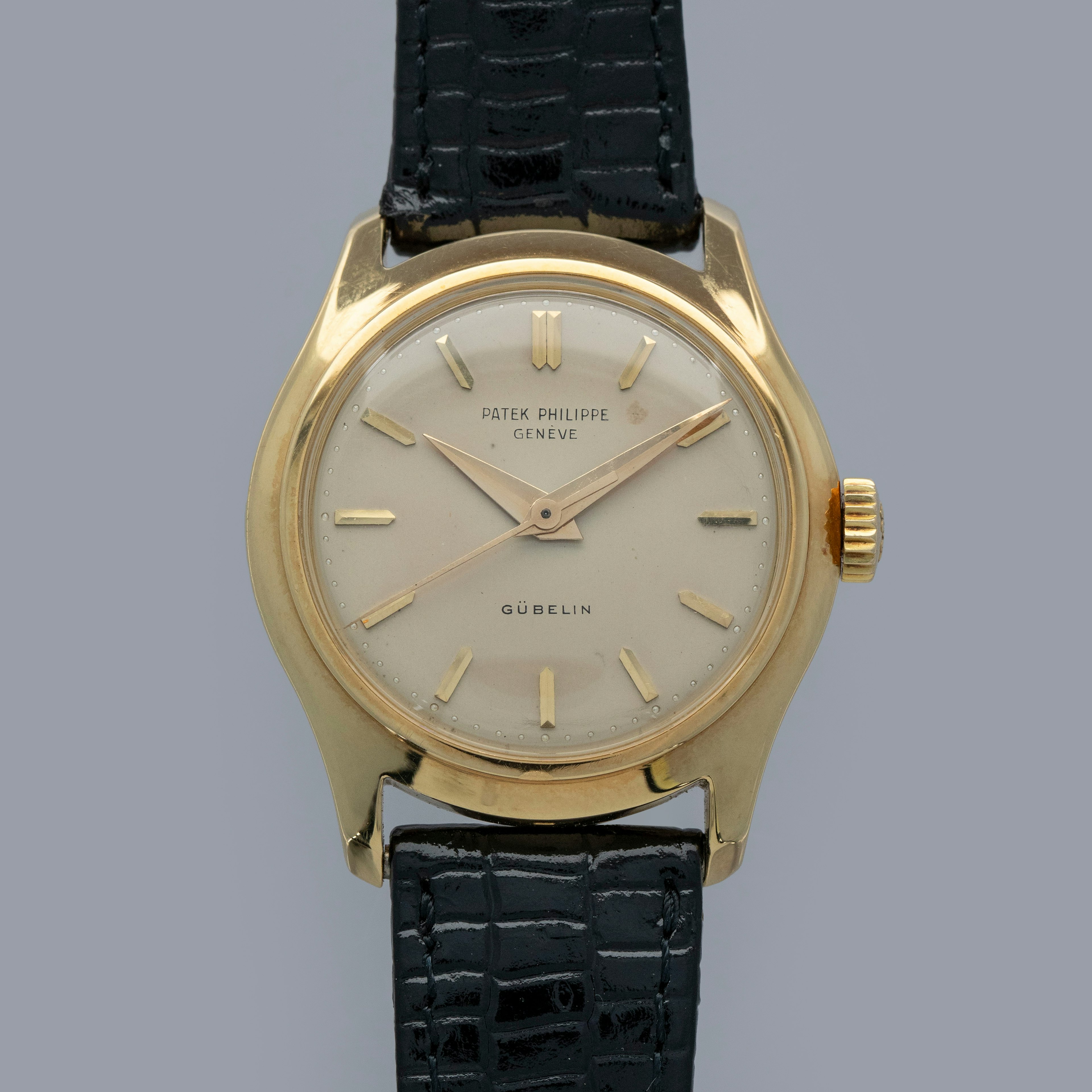 Thumbnail for PATEK PHILIPPE CALATRAVA 2533J 18k YG Retailed by Gubelin 