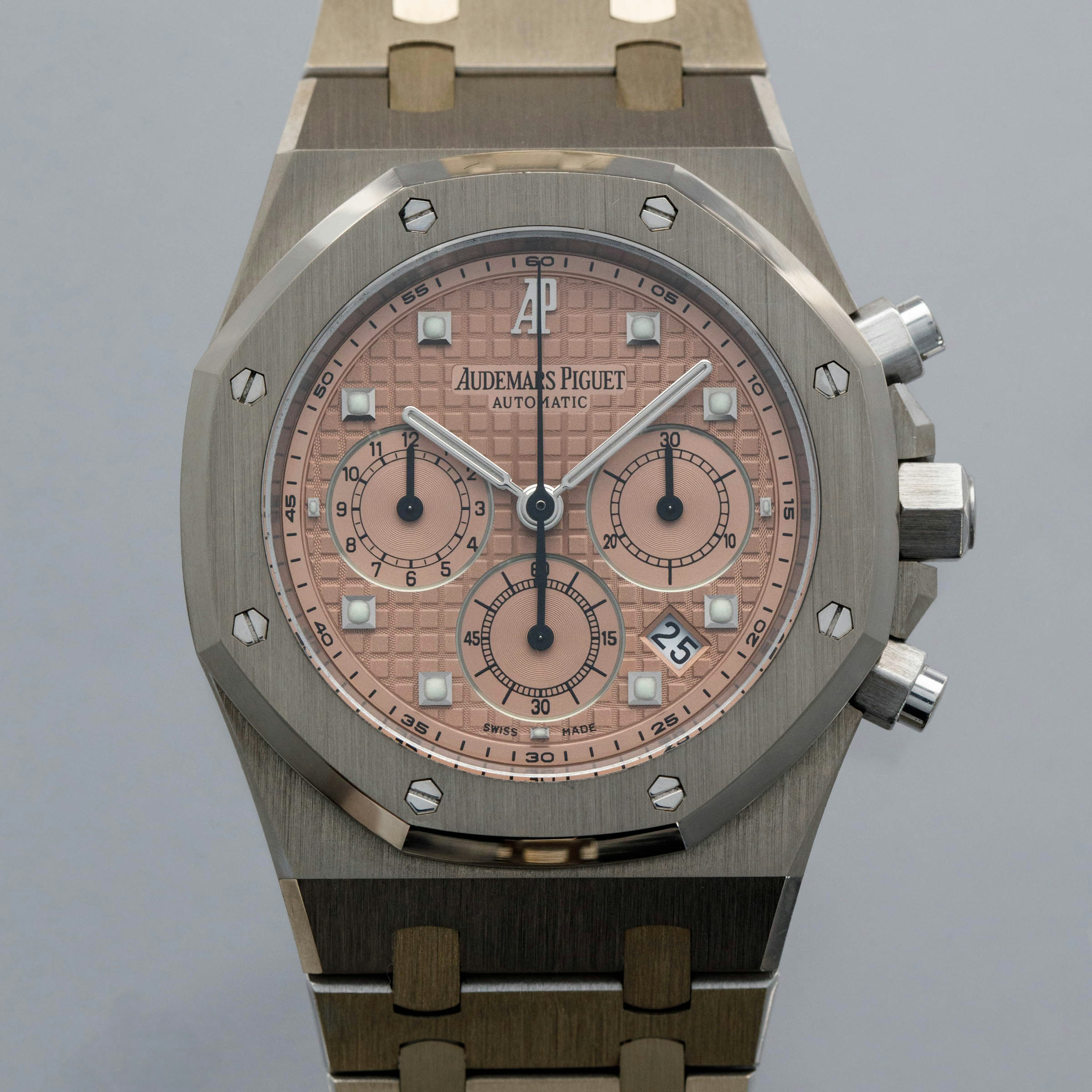 Thumbnail for Audemars Piguet Royal Oak Chronograph 25960BC Salmon Dial 18K WG
