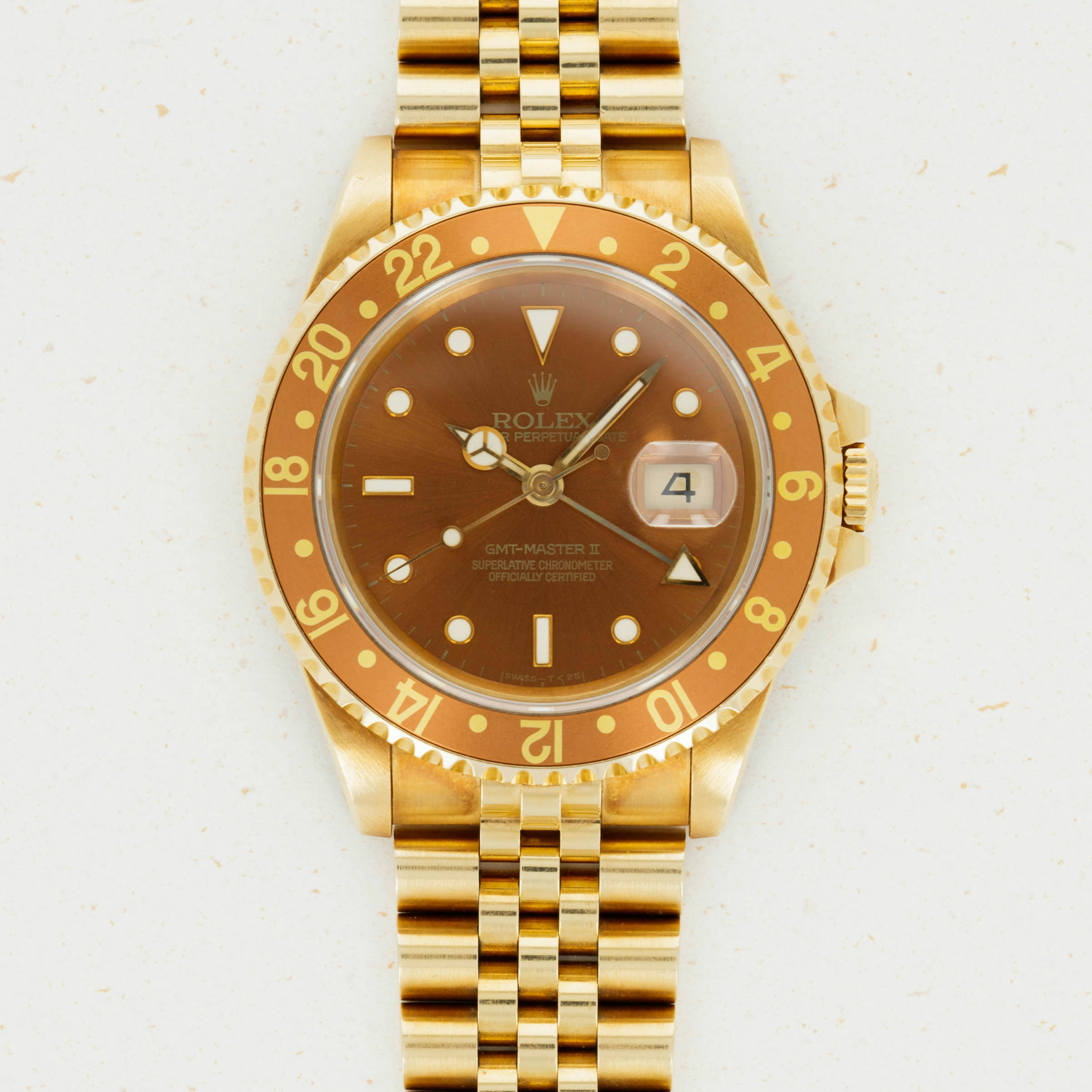 Thumbnail for Rolex GMT-Master II 16718 Yellow Gold