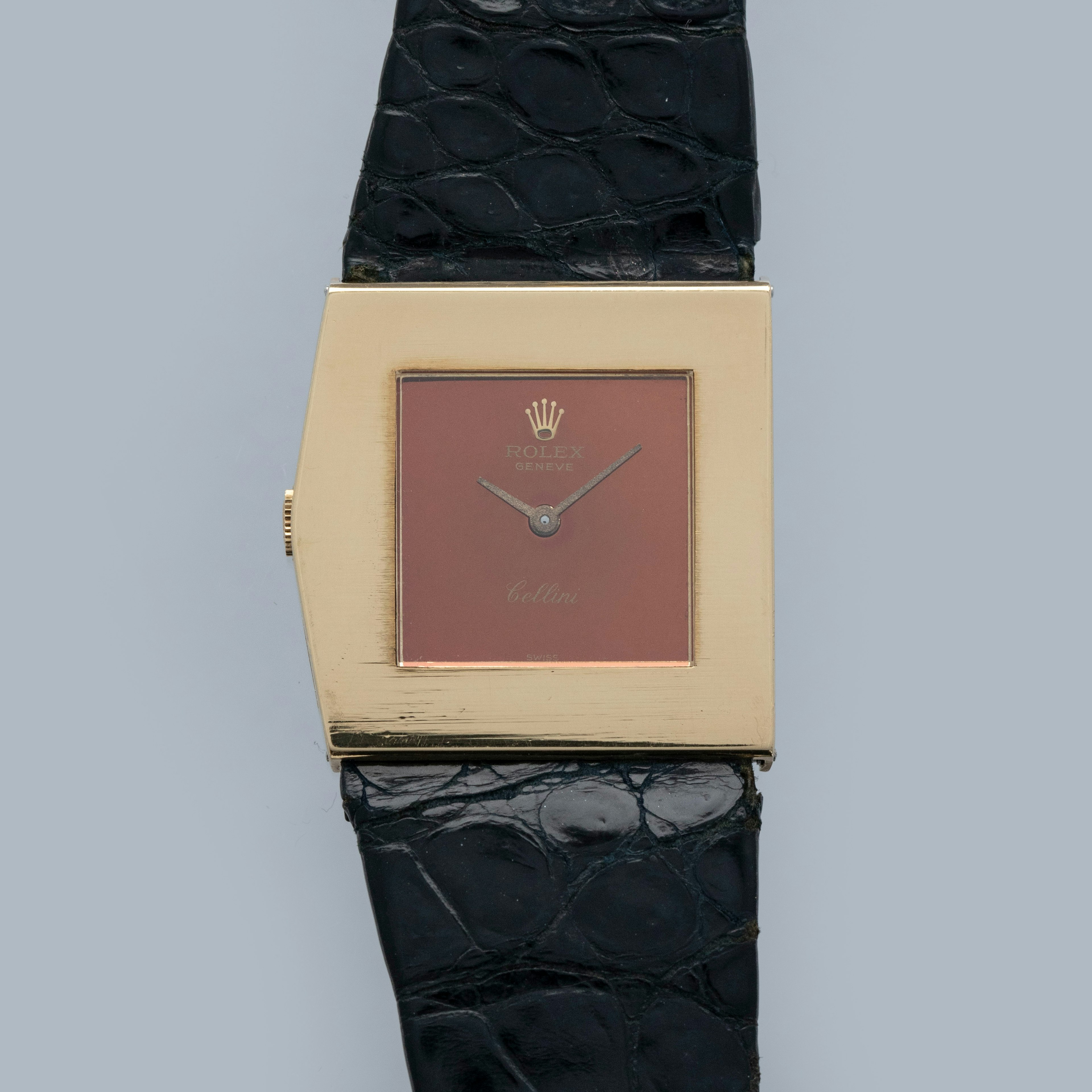 Thumbnail for ROLEX CELLINI KING MIDAS 4017 BURGUNDY DIAL 18K YG