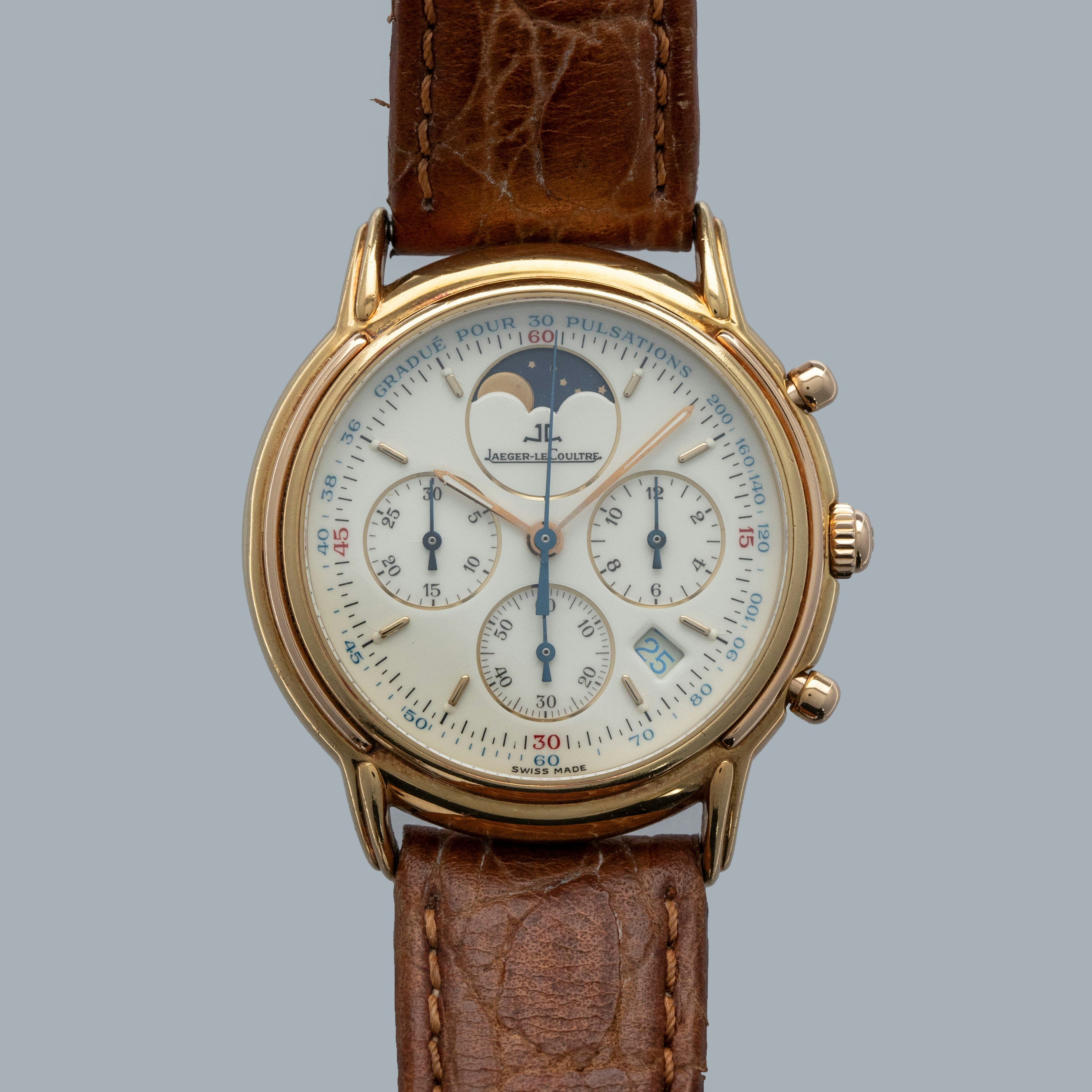 Thumbnail for Jaeger-LeCoultre Moonphase Chronograph 165.7.3 Odysseus 18k YG