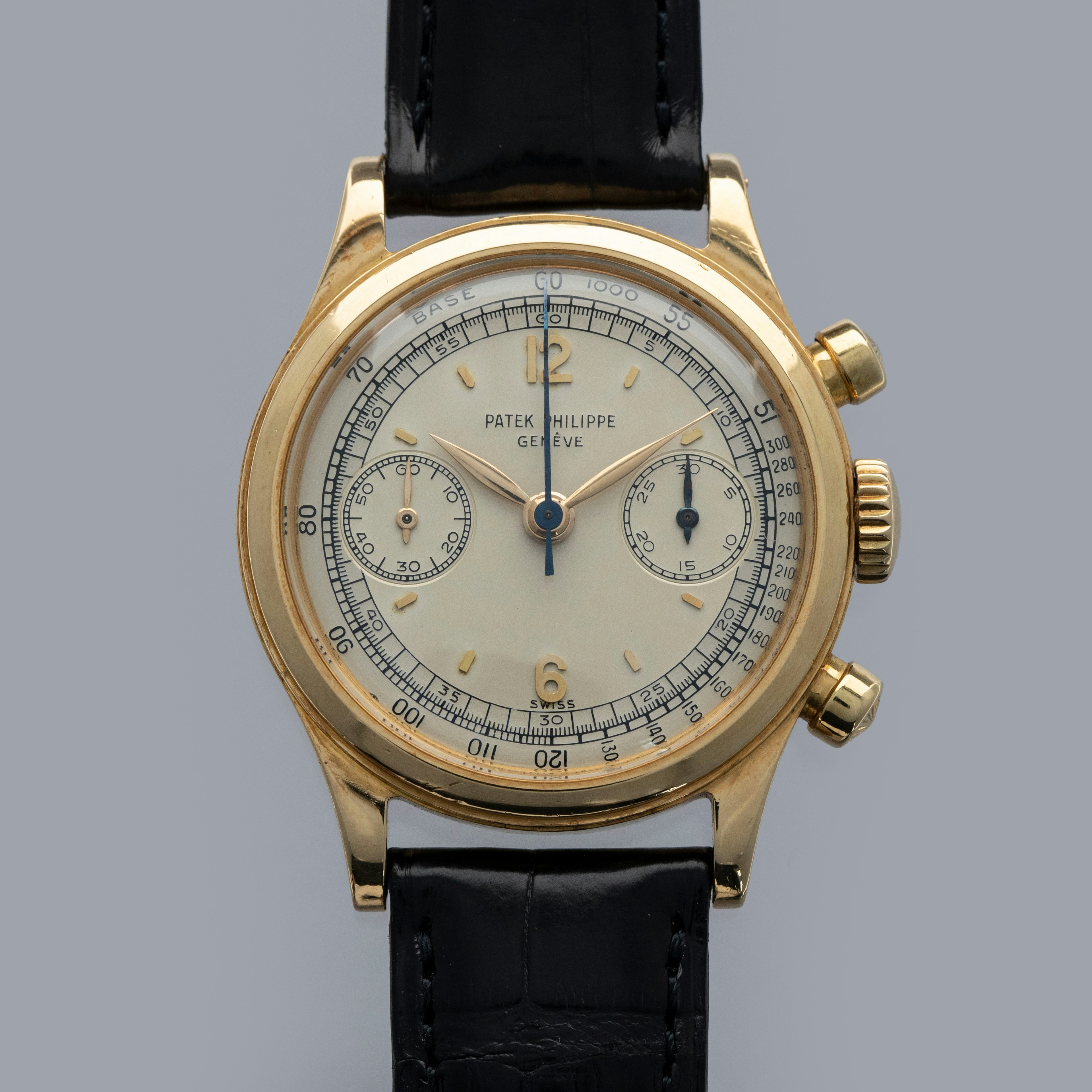 Thumbnail for Patek Philippe Chronograph 1463 “Tasti Tondi” 18K YG with Extract from the Archive