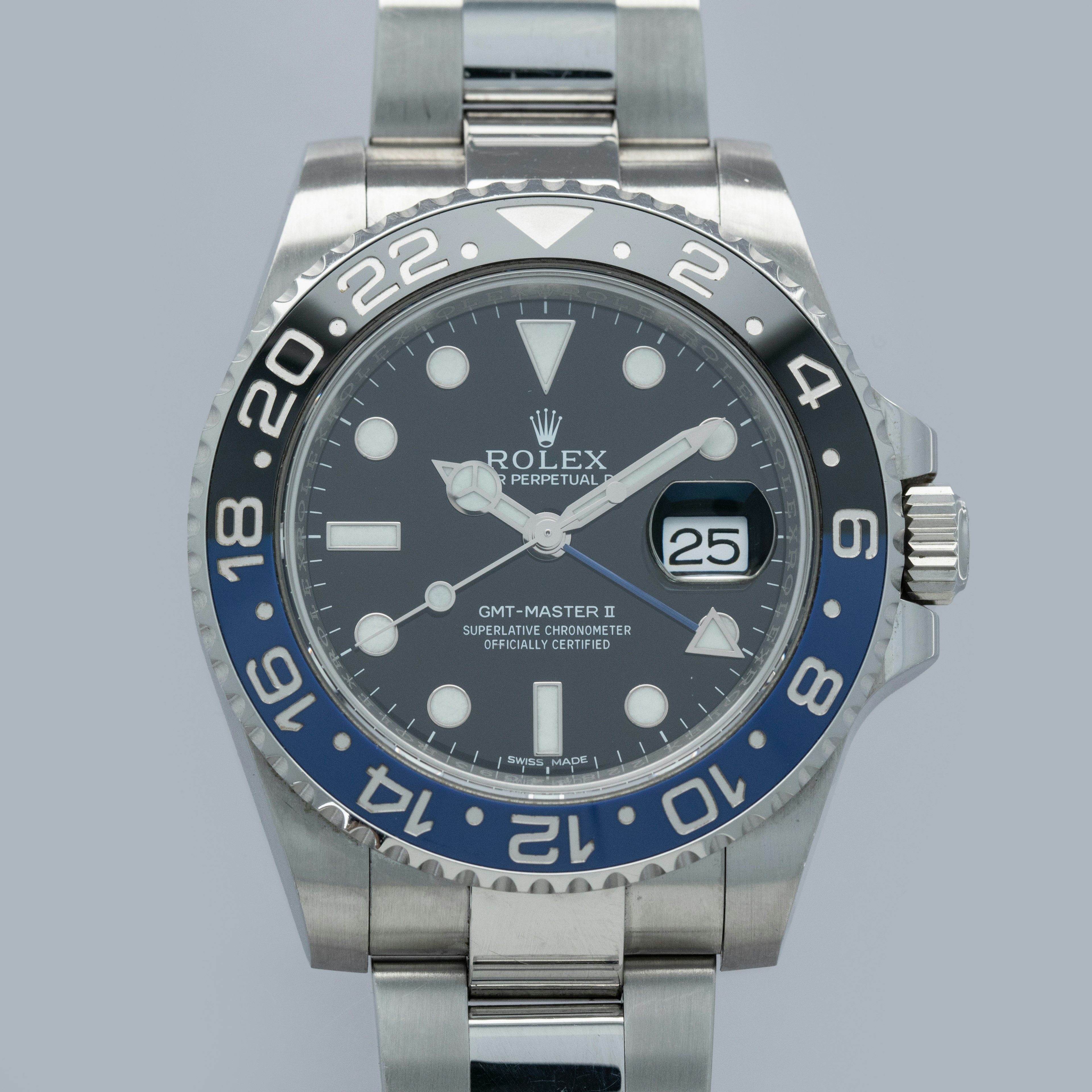 Thumbnail for Rolex GMT Master II 116710BLNR Batman Stainless Steel