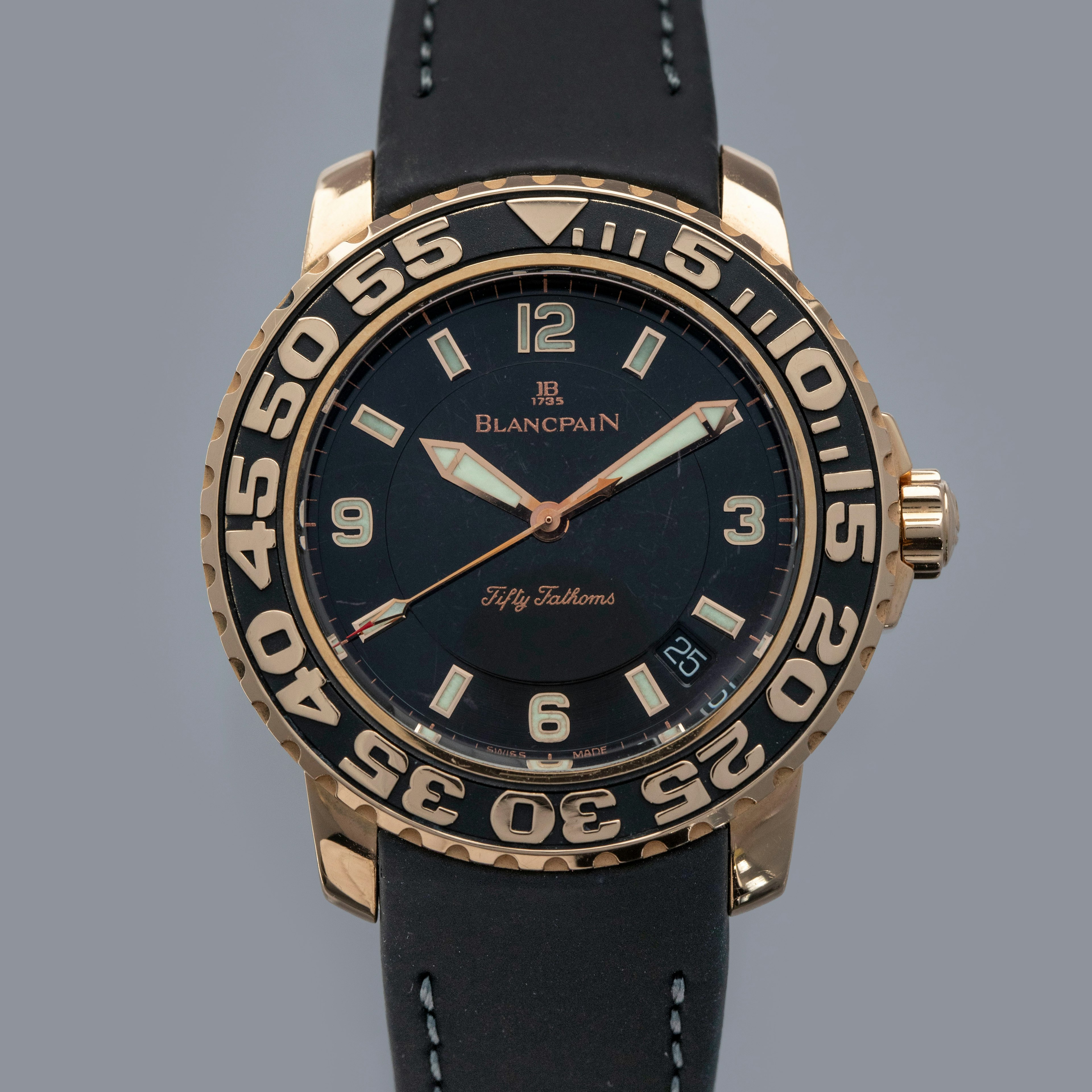 Thumbnail for Blancpain Fifty Fathoms Trilogy Edition 18k RG