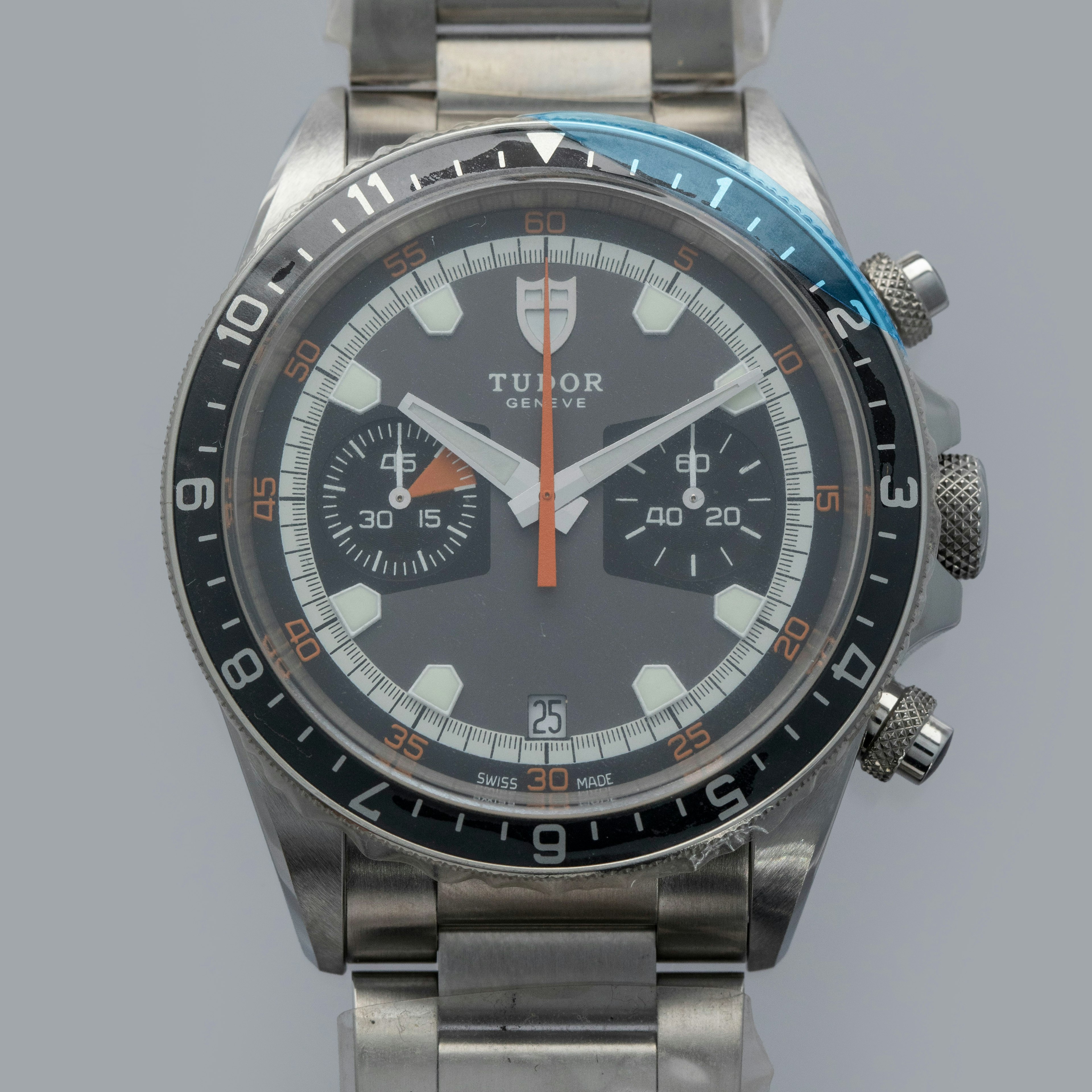 Thumbnail for Tudor 70330N Steel warranty card and box