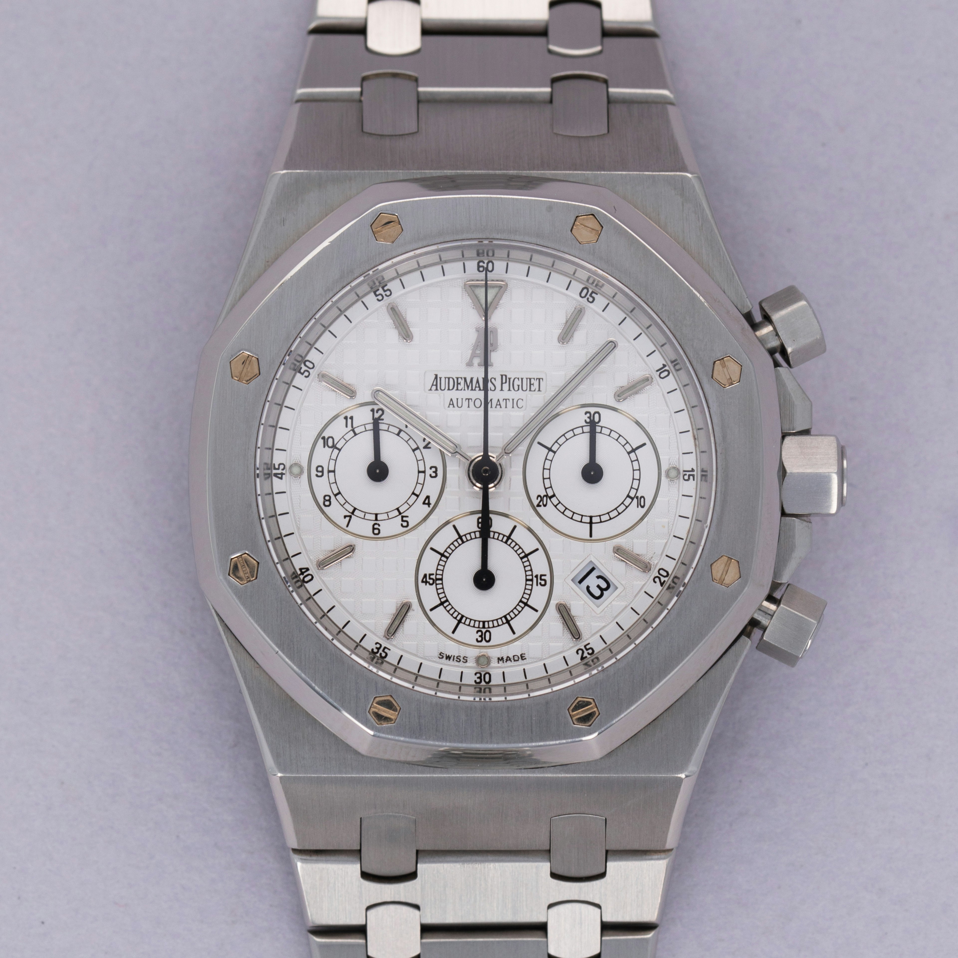 Thumbnail for Audemars Piguet Royal Oak Chronograph 26860ST White Dial 