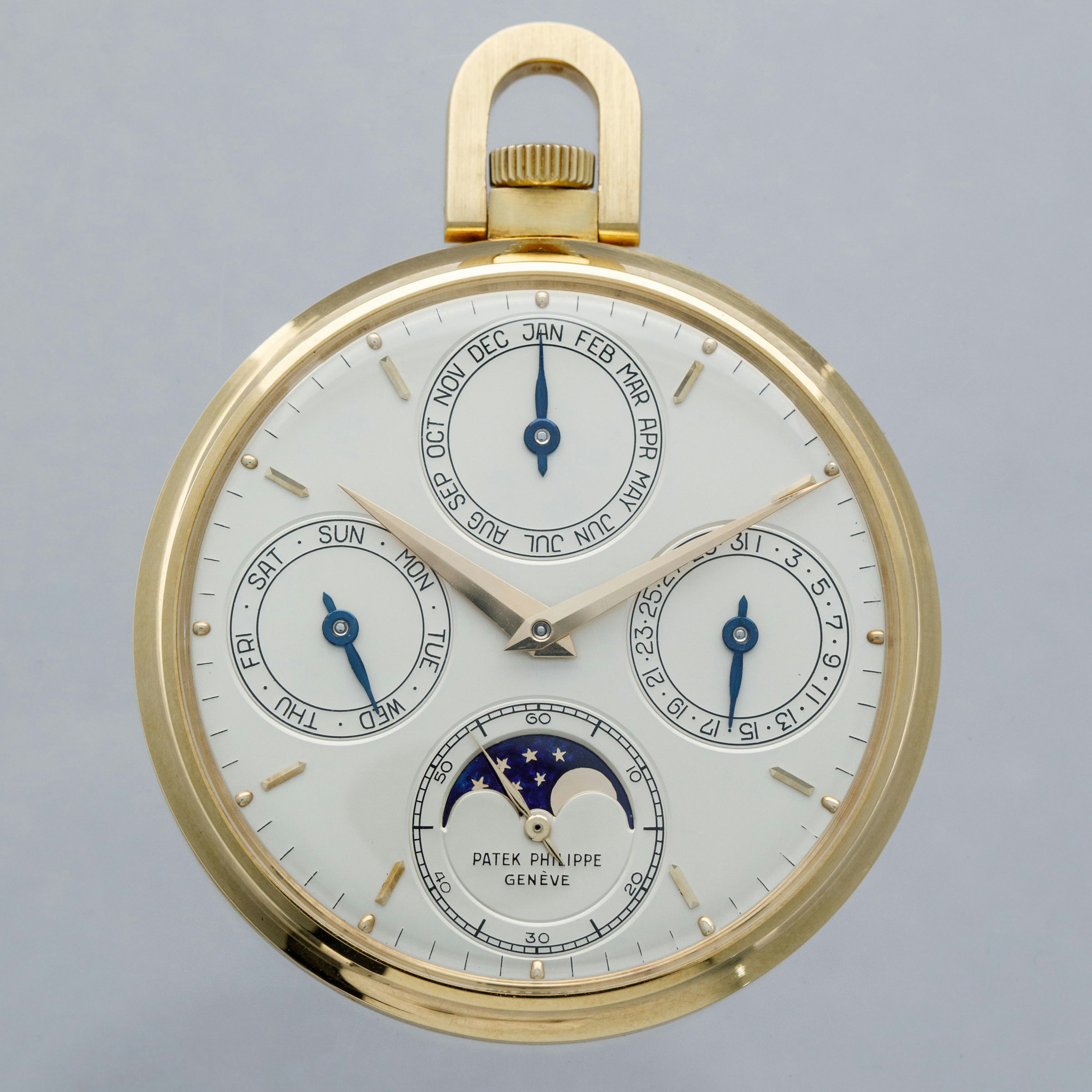 Thumbnail for Patek Philippe Perpetual Caledar 725J "No Leap Year Indicator Dial" 18k YG with Extract of the Archives 