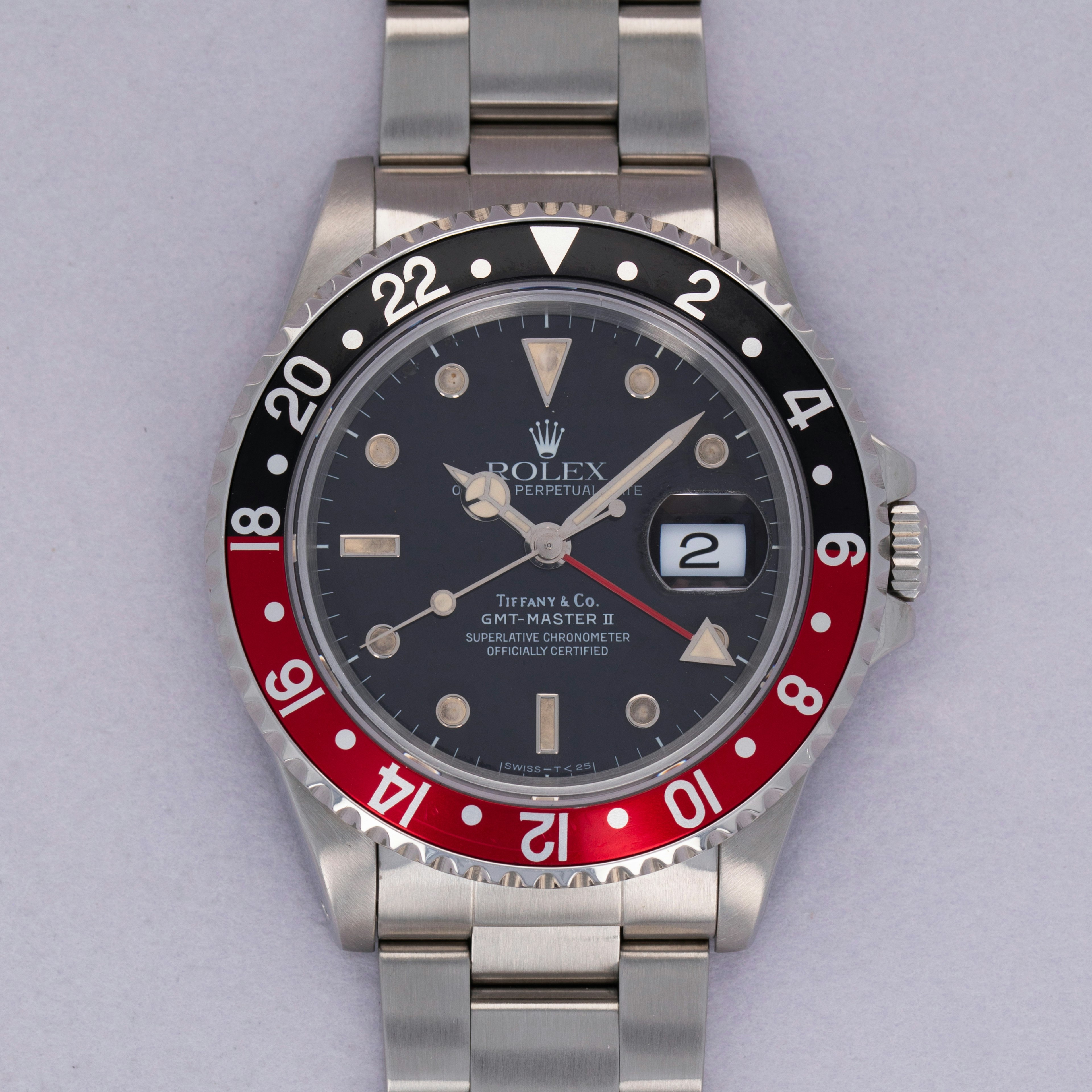 Thumbnail for Rolex GMT Master II 16710 Coke Bezel Retailed by Tiffany & Co.