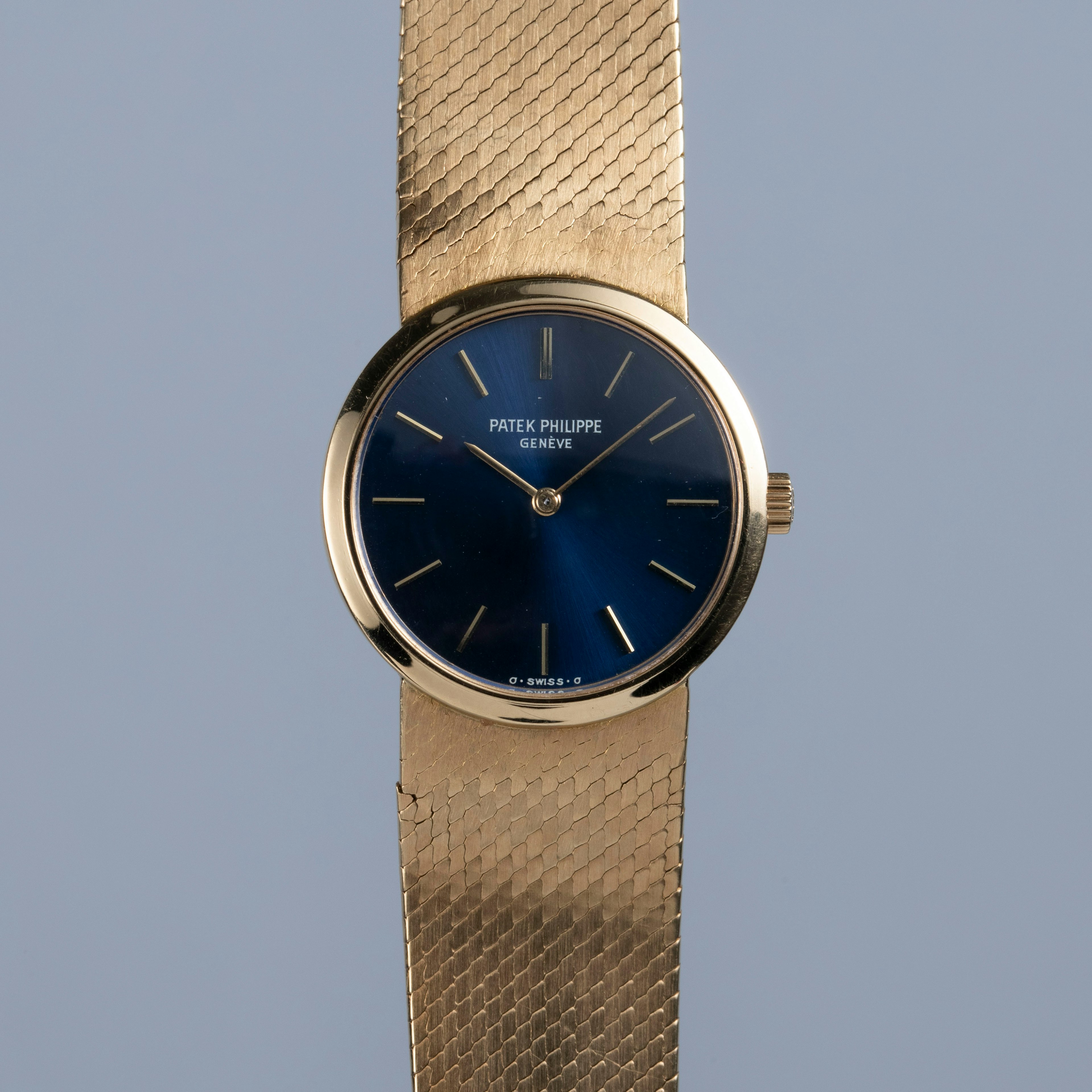 Thumbnail for Patek Philippe 4114/1J Blue Sigma Dial 18K YG