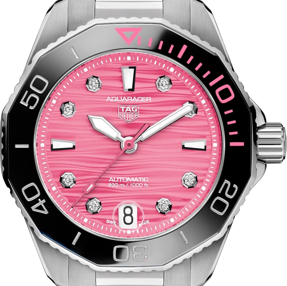 Thumbnail for Tag Heuer Aquaracer Professional 300 Pink Dial Project WBP231H.BA0618