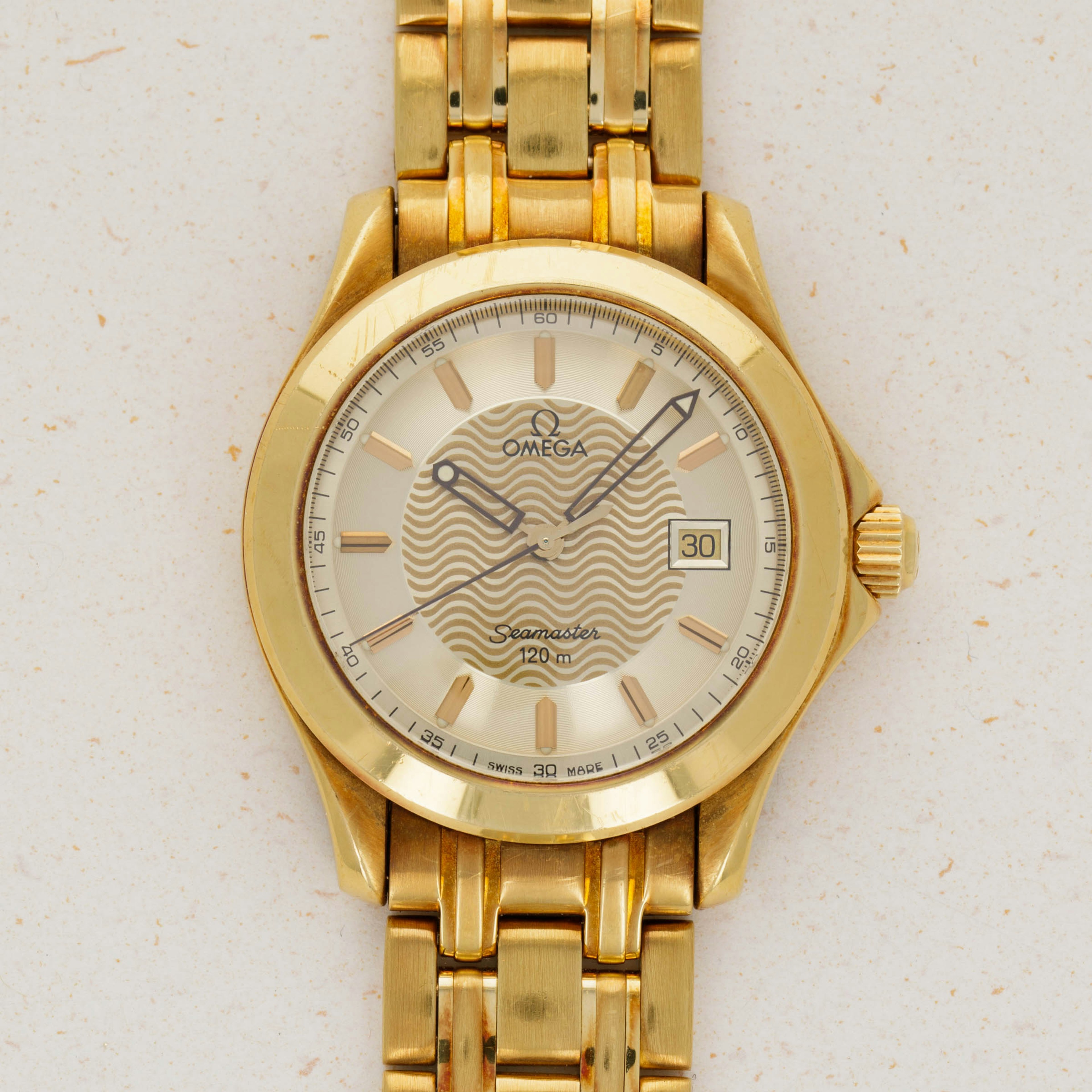 Omega Seamaster Quartz 196.1501 for Sultanate of Oman 18k YG