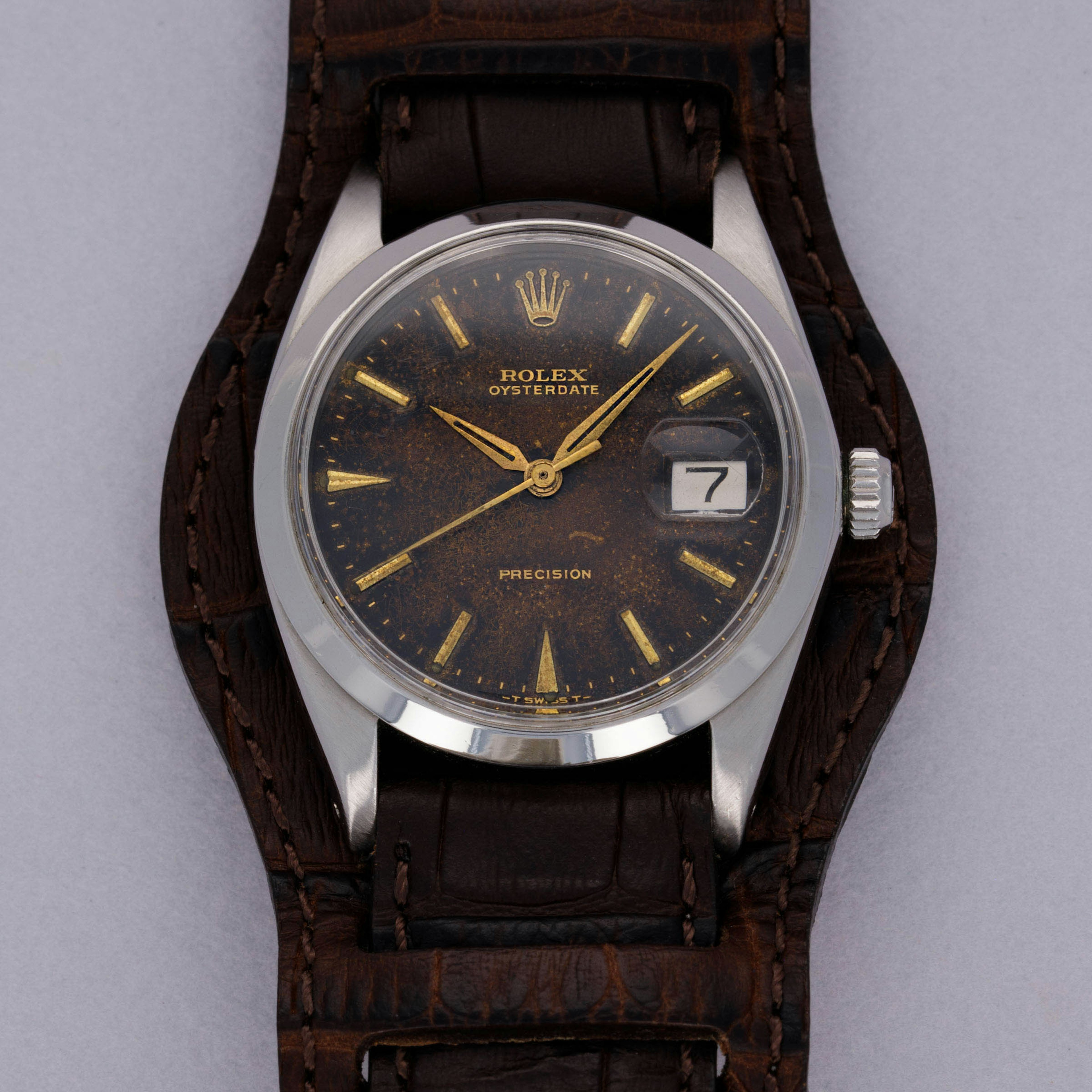 Thumbnail for Rolex Oysterdate 6694 Gilt Tropical Dial 
