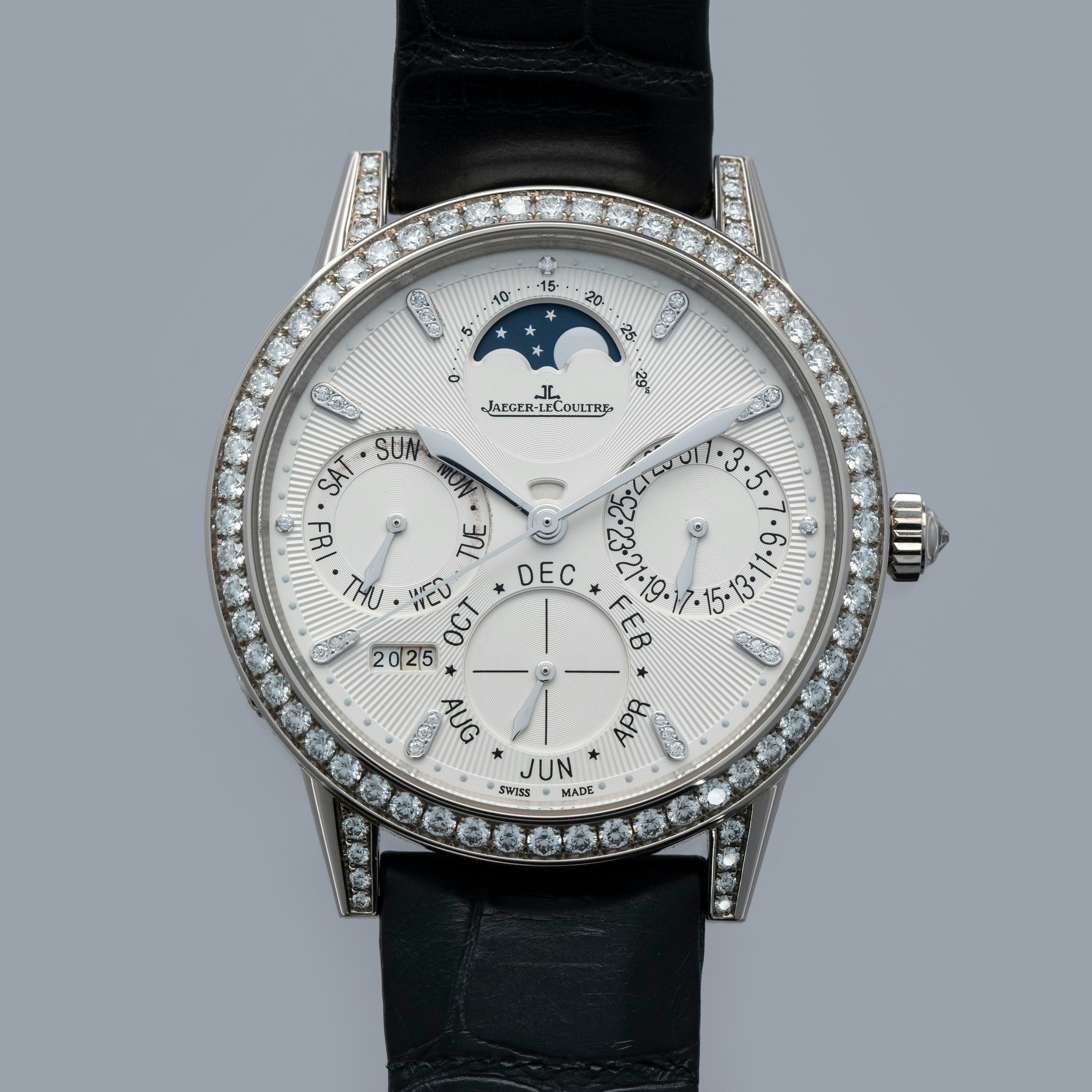 Thumbnail for Jaeger LeCoultre Rendez-Vous Perpetual Calendar with Diamonds Q3493420 18k WG