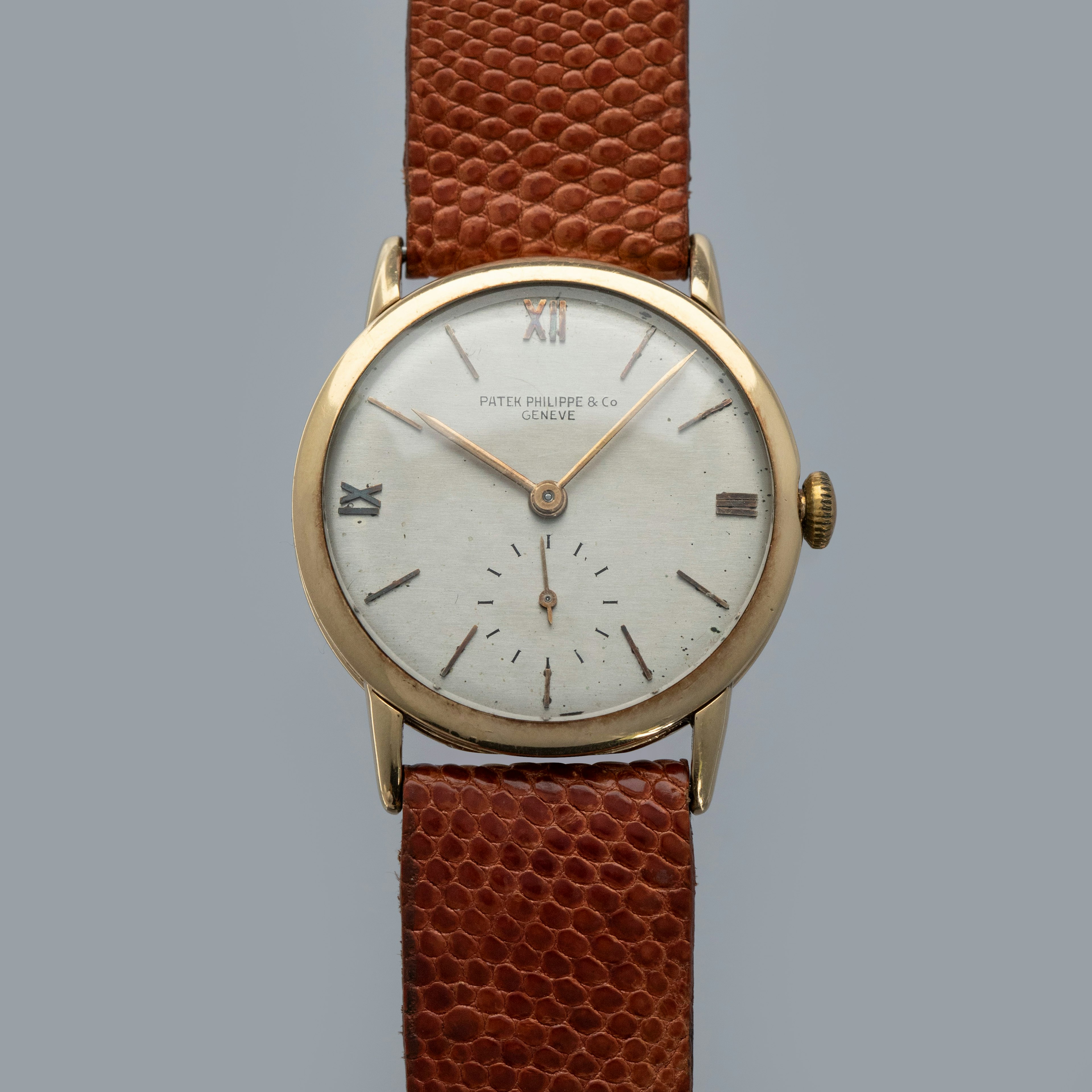 Thumbnail for Patek Philippe Calatrava 1433J Roman Stick Dial 18k YG