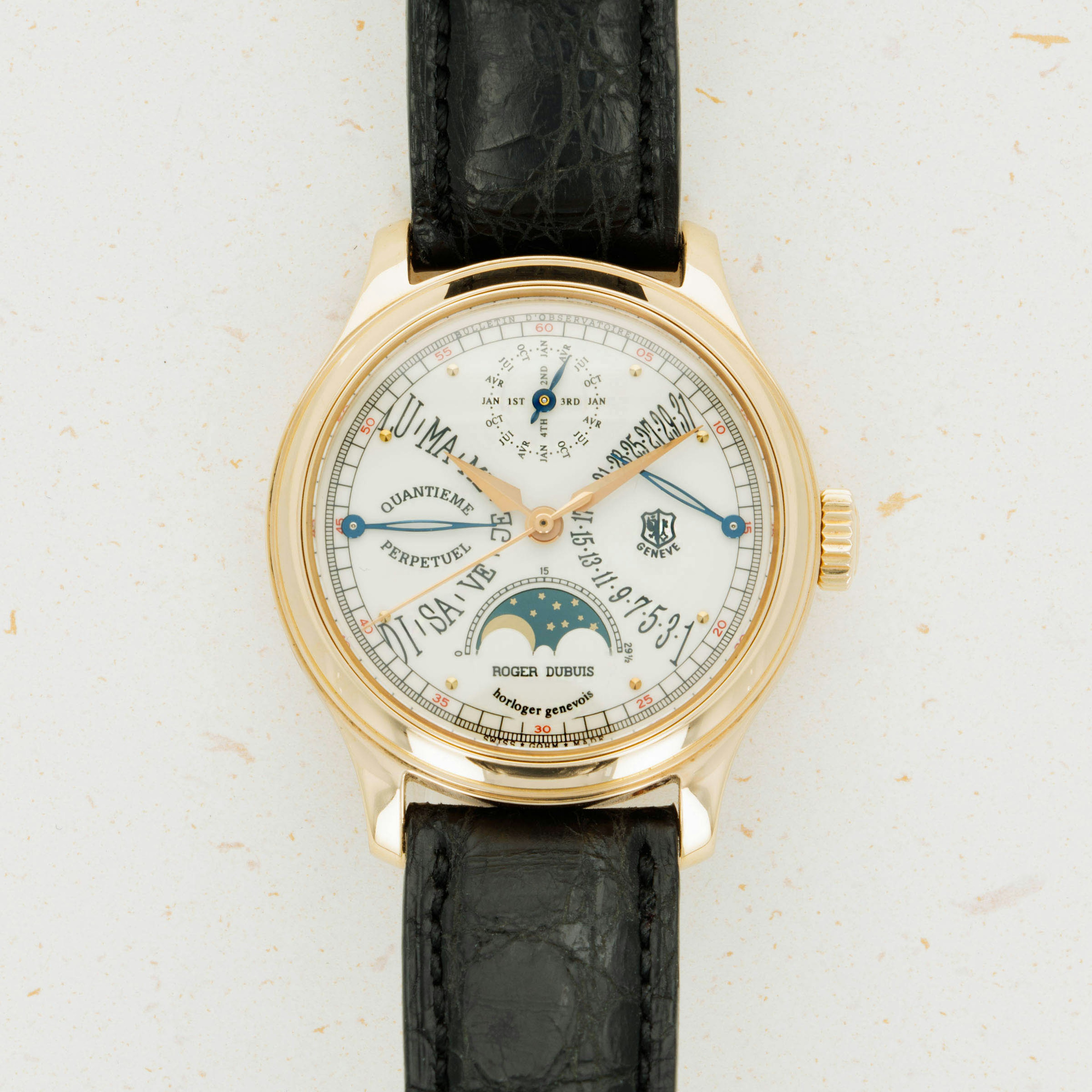 Thumbnail for Roger Dubuis Homage 37 Bi-Retrograde Perpetual Rose Gold