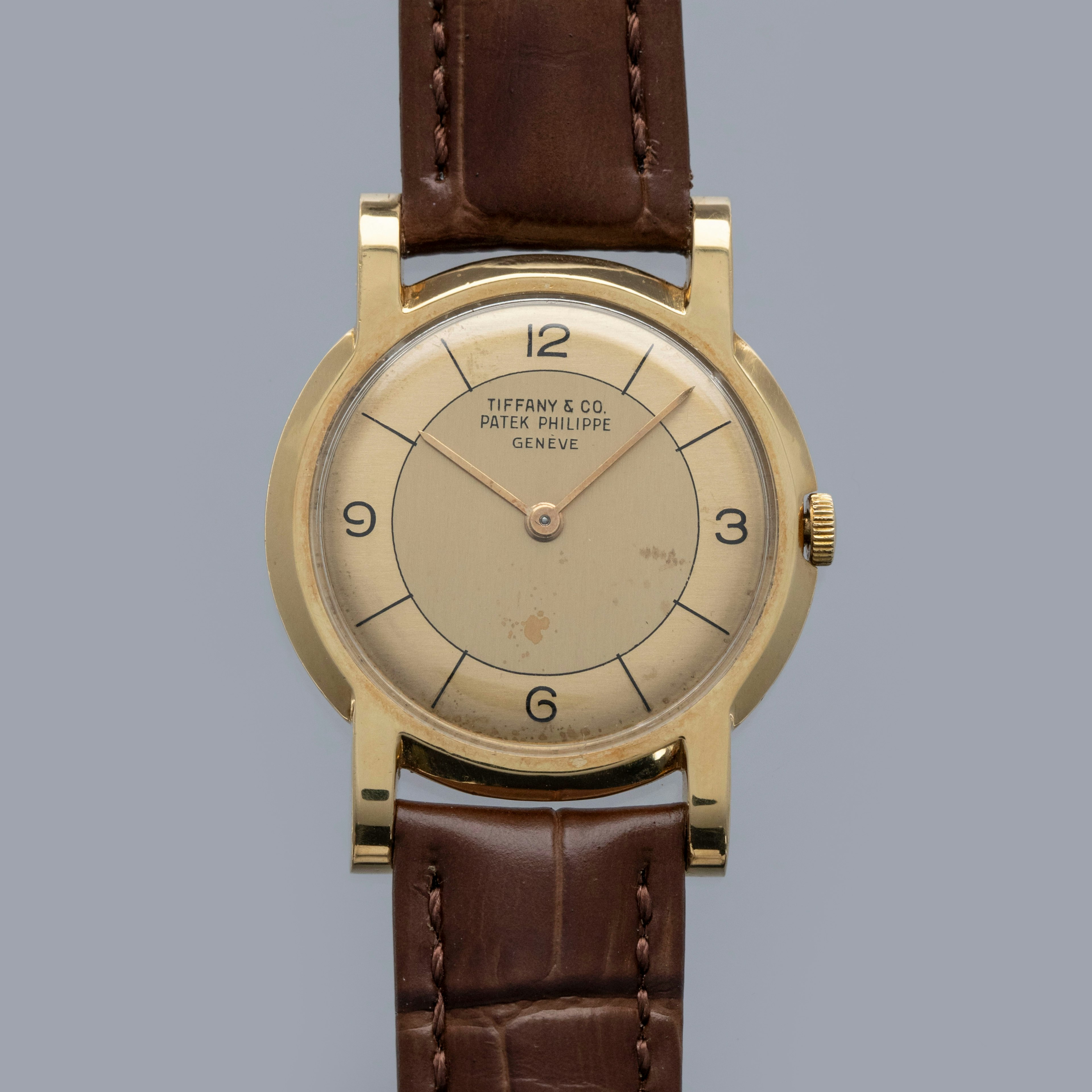 Thumbnail for Patek Philippe Calatrava 2505J Champagne Two-Tone Dial Retailed by Tiffany & Co. 18k YG