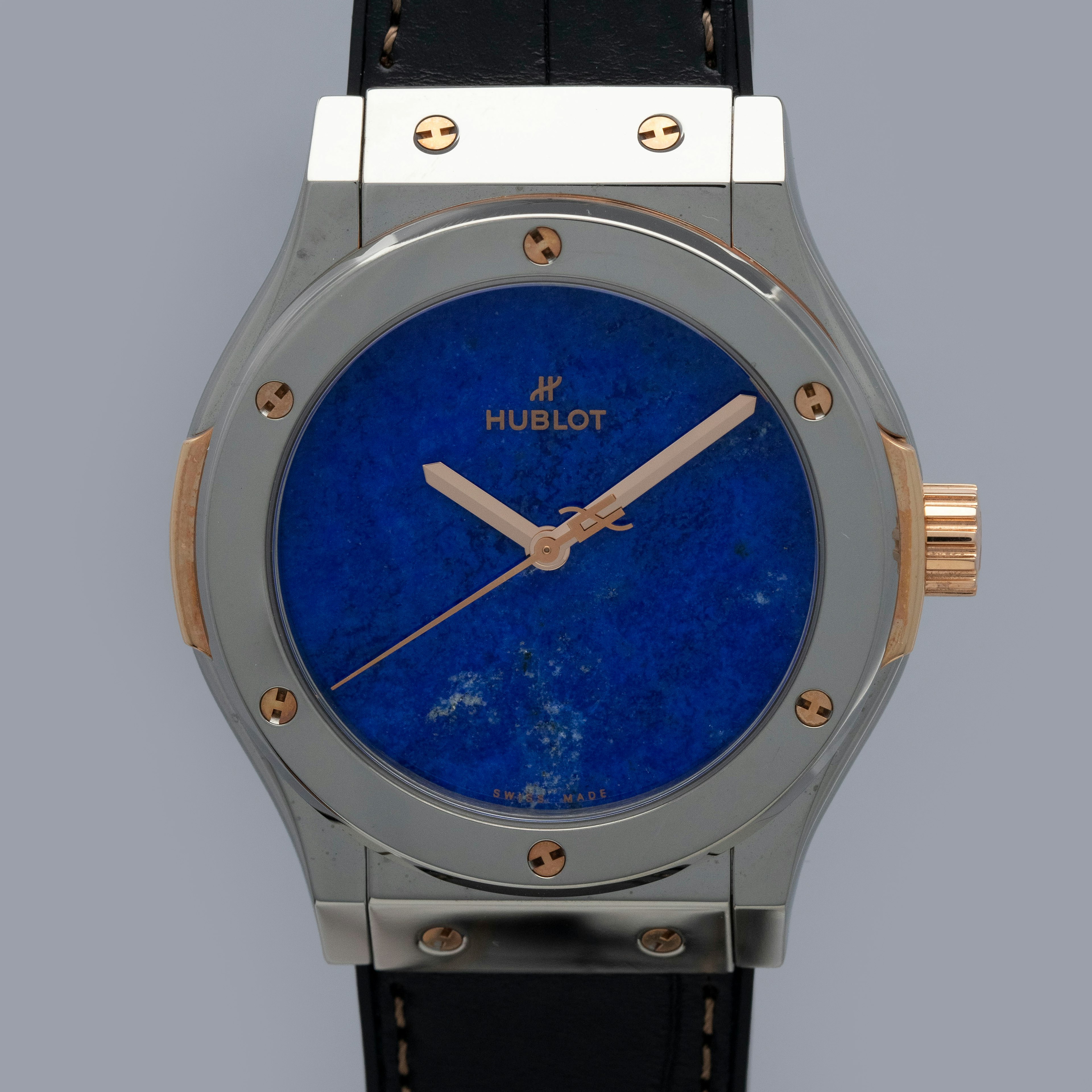 Thumbnail for Hublot Classic Fusion Elements II Sodalite Dial Titanium and 18k RG for the Hour Glass