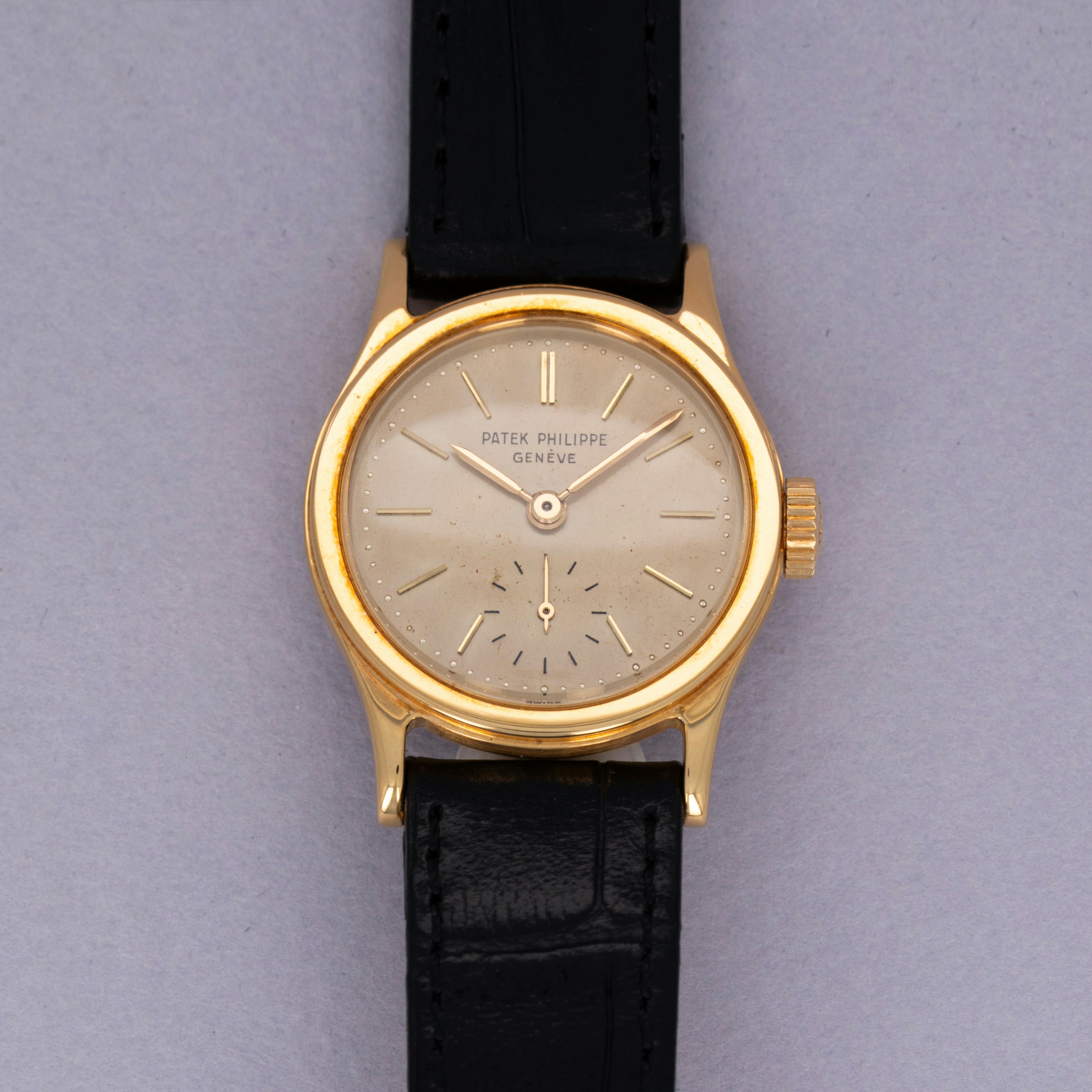 Thumbnail for Patek Philippe Calatrava 438 Champagne Stick Dial 18k YG