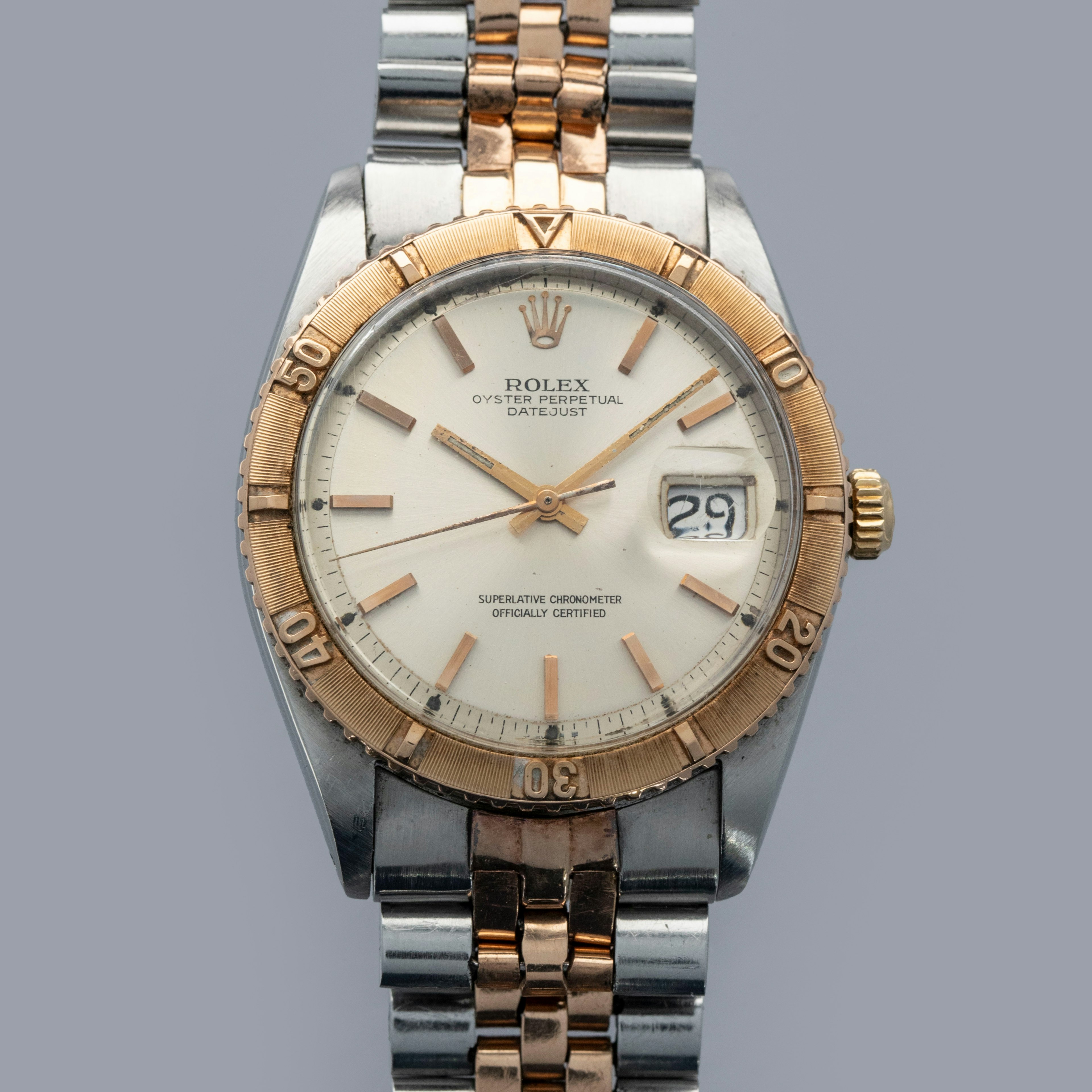 Thumbnail for Rolex Thunderbird Datejust 1625 Two Tone Rose Gold and Steel