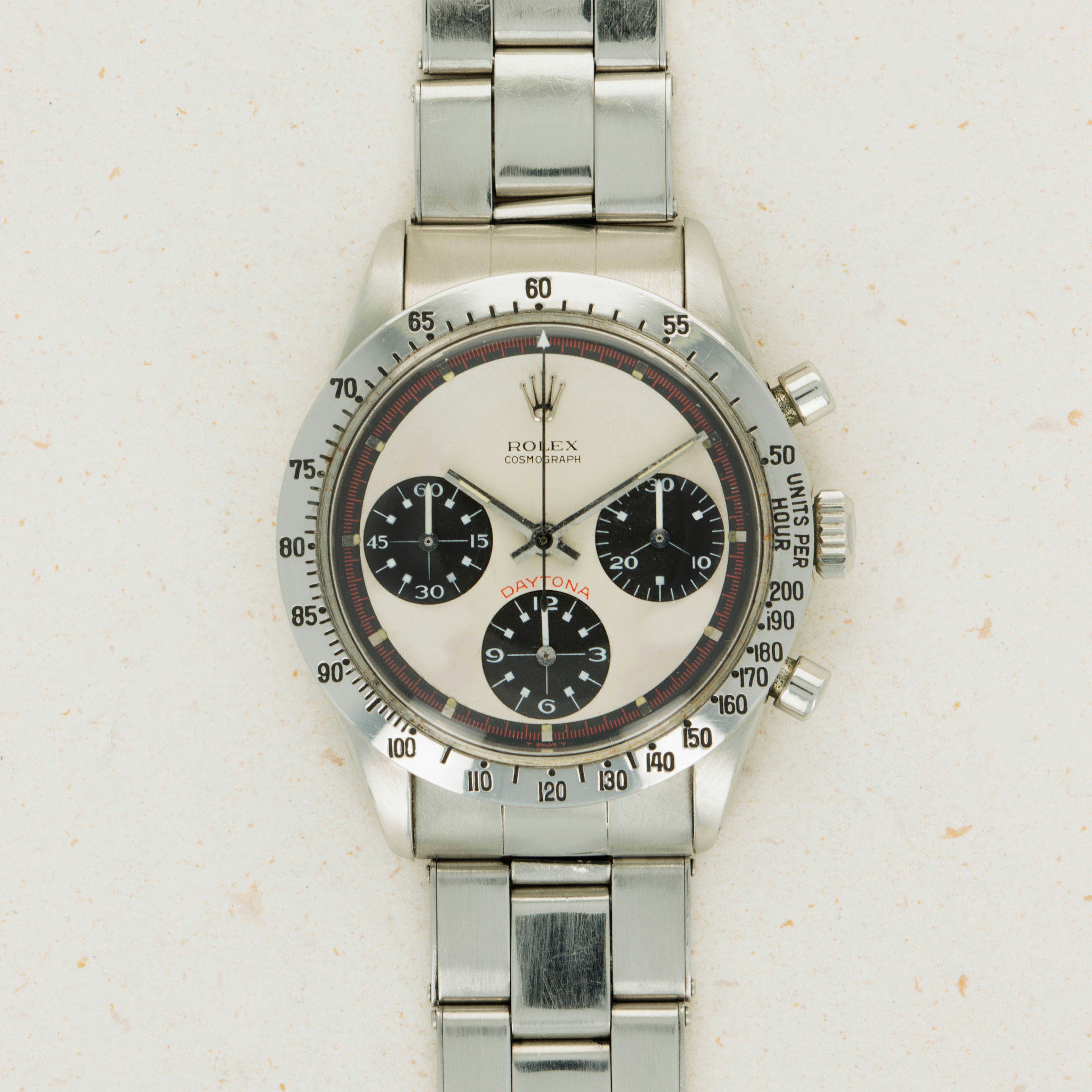 Thumbnail for Rolex Daytona 6239 Three Color White Paul Newman Dial 