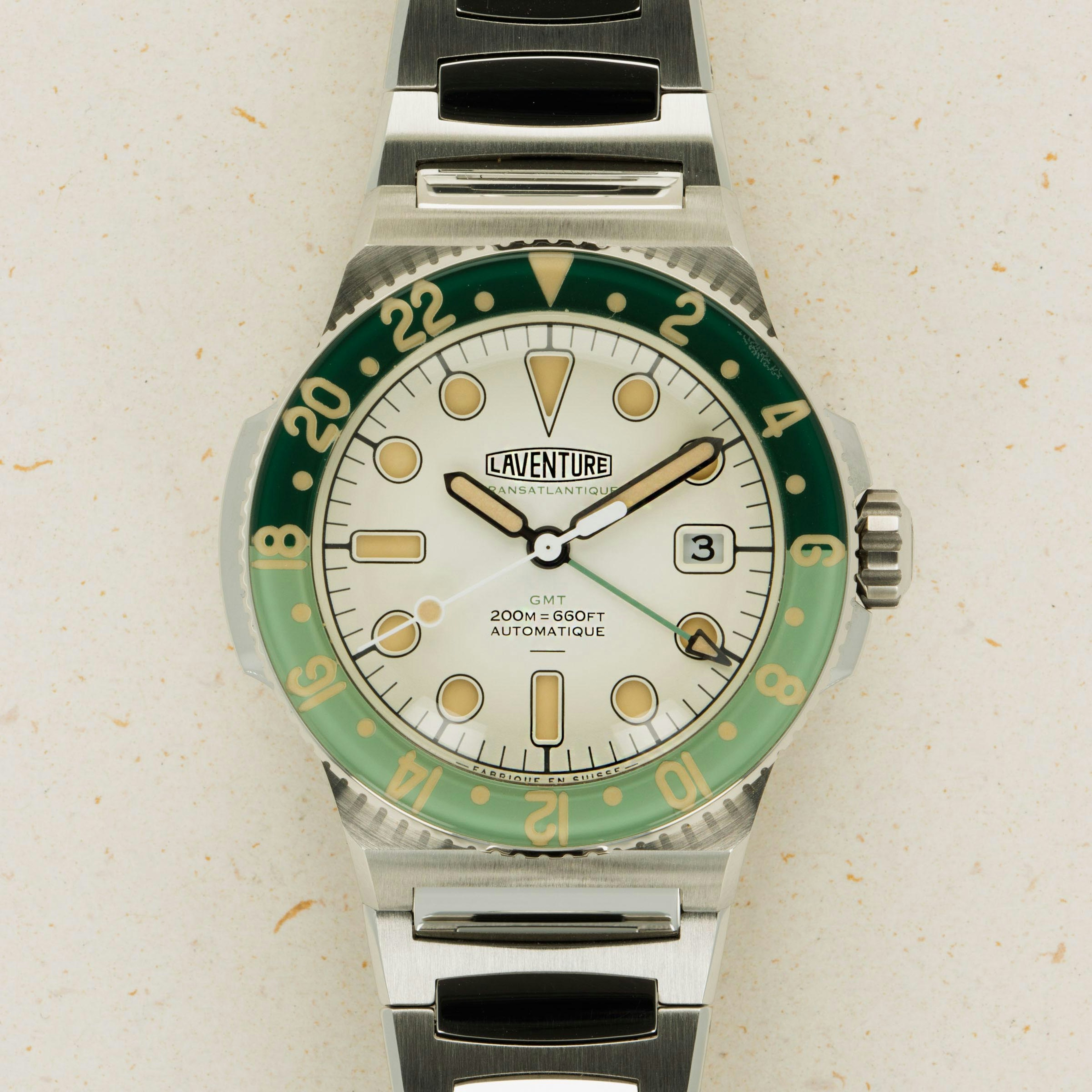 Thumbnail for Laventure Transatlantique GMT Cream Dial Limited Edition