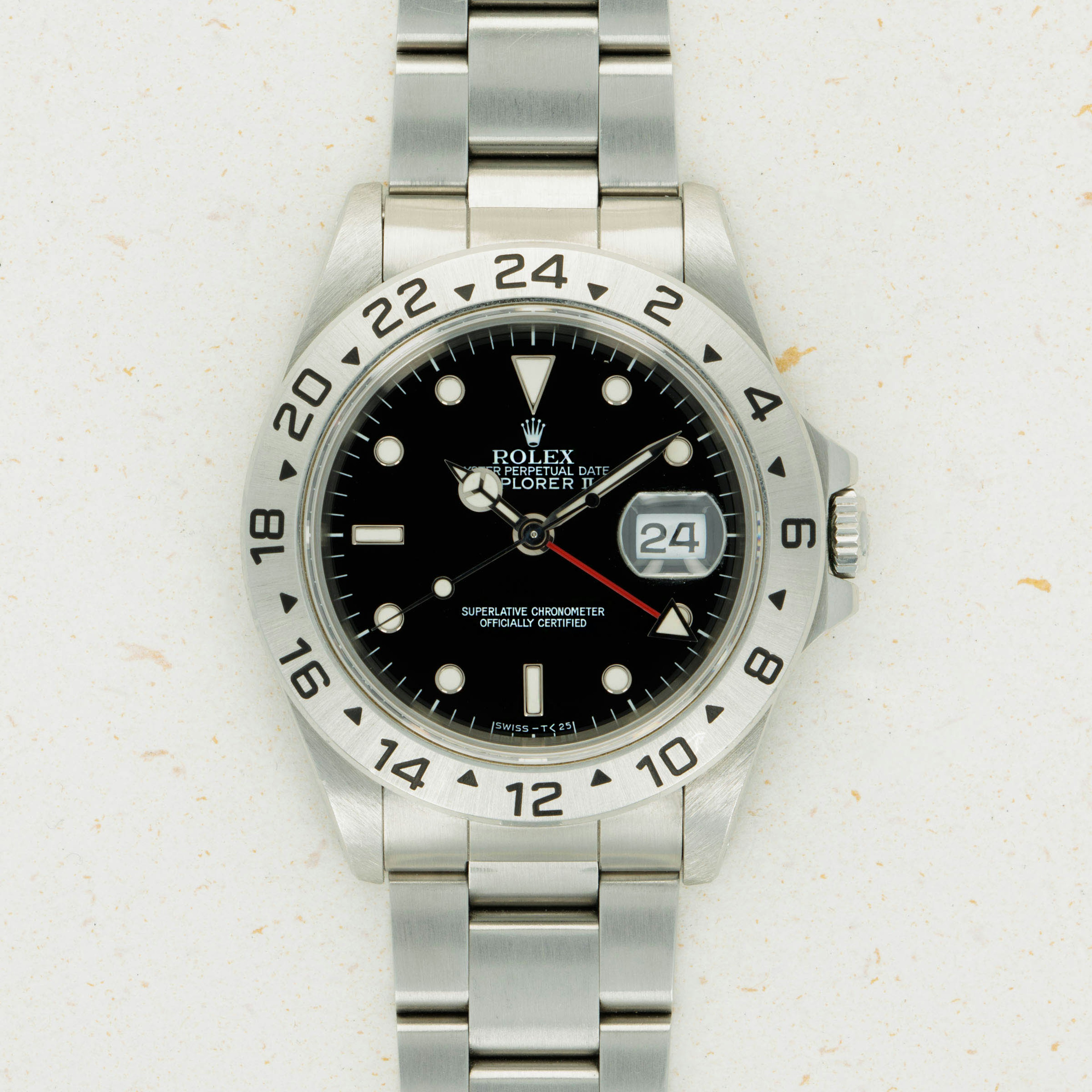 Thumbnail for Rolex Explorer II Black Dial 16570 With Guarantee